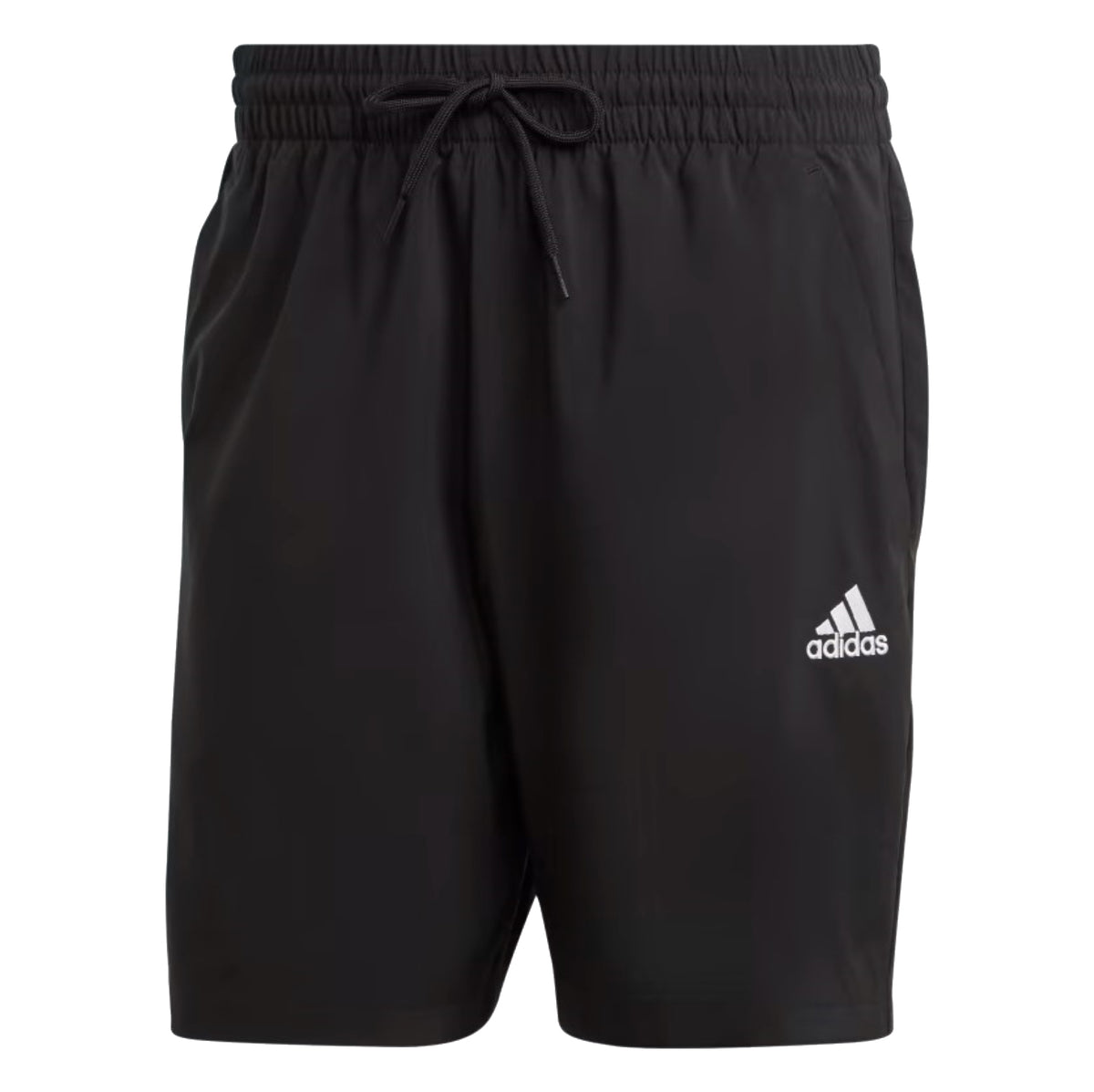 Shorts essentials in poliestere neri con logo Adidas A24 IC9392 / ADIDAS