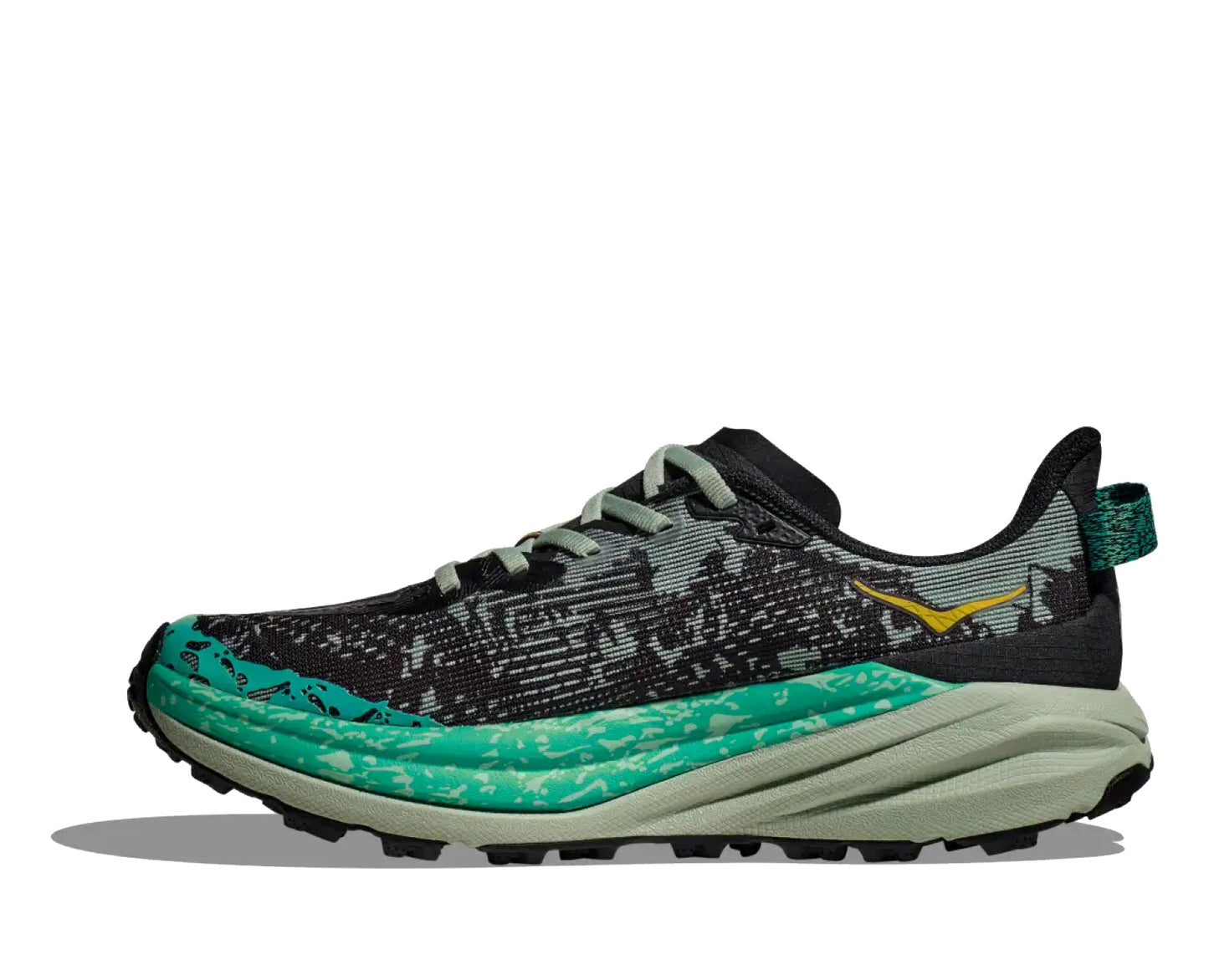 Scarpe sneakers da corsa donna nere azzurre Speedgoat 6 Hoka A24 1147811 SPEEDGOAT BLVRBLVR HOKA