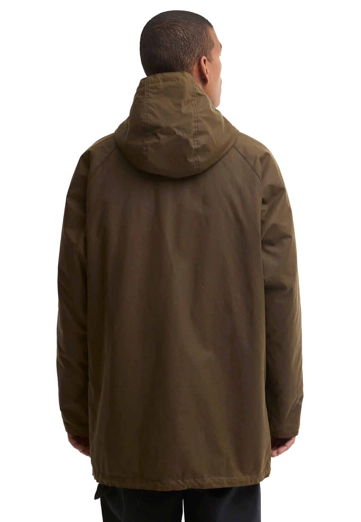 Giacca Parka lungo marrone con cappuccio cotone cerato Bedale Barbour A26 262MMWX2494 BR71BR71 BARBOUR