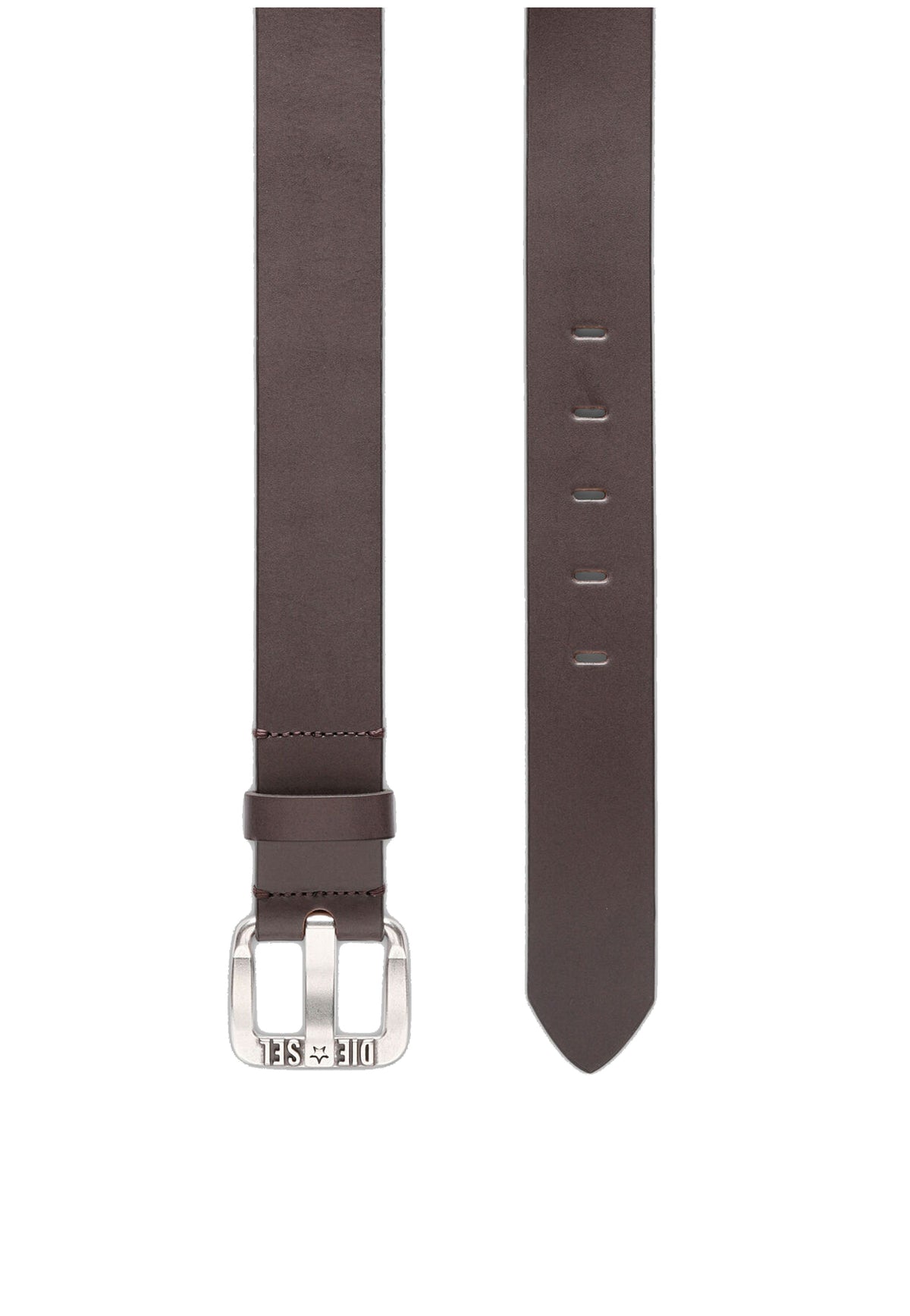 Cintura marrone in pelle con fibbia in metallo B-Star Diesel A26 X08881 P1913 H0180 246246 DIESEL