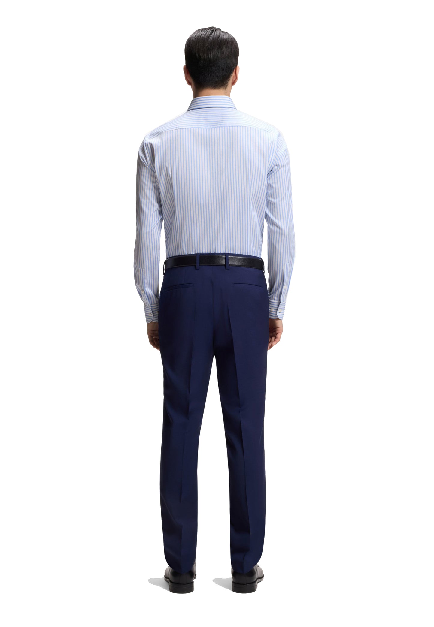 Camicia a righe azzurre slim fit cotone Hugo Boss A26 50567021 452452 HUGO BOSS