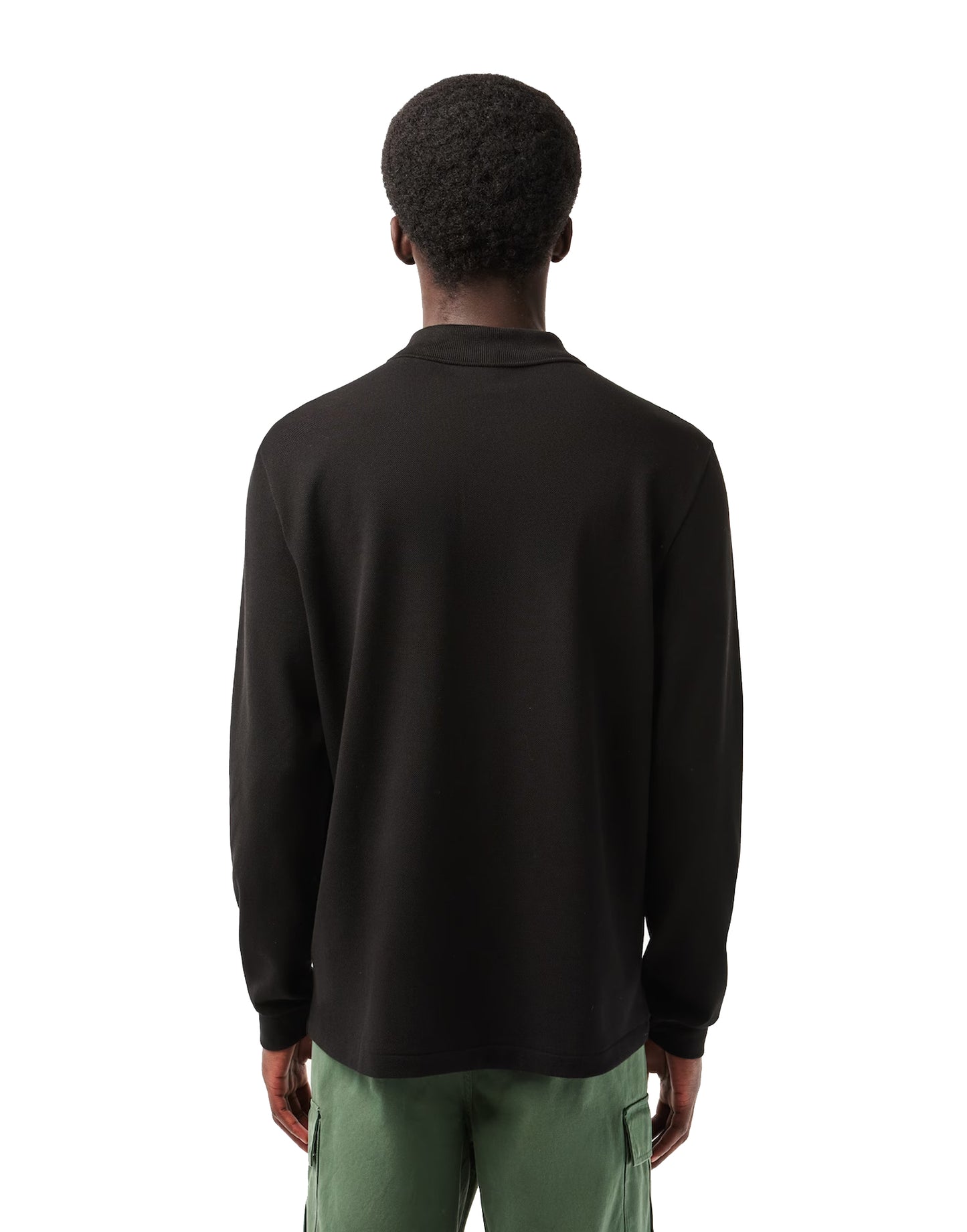 Polo nera a maniche lunghe classica Lacoste A26 L1312 3131 LACOSTE