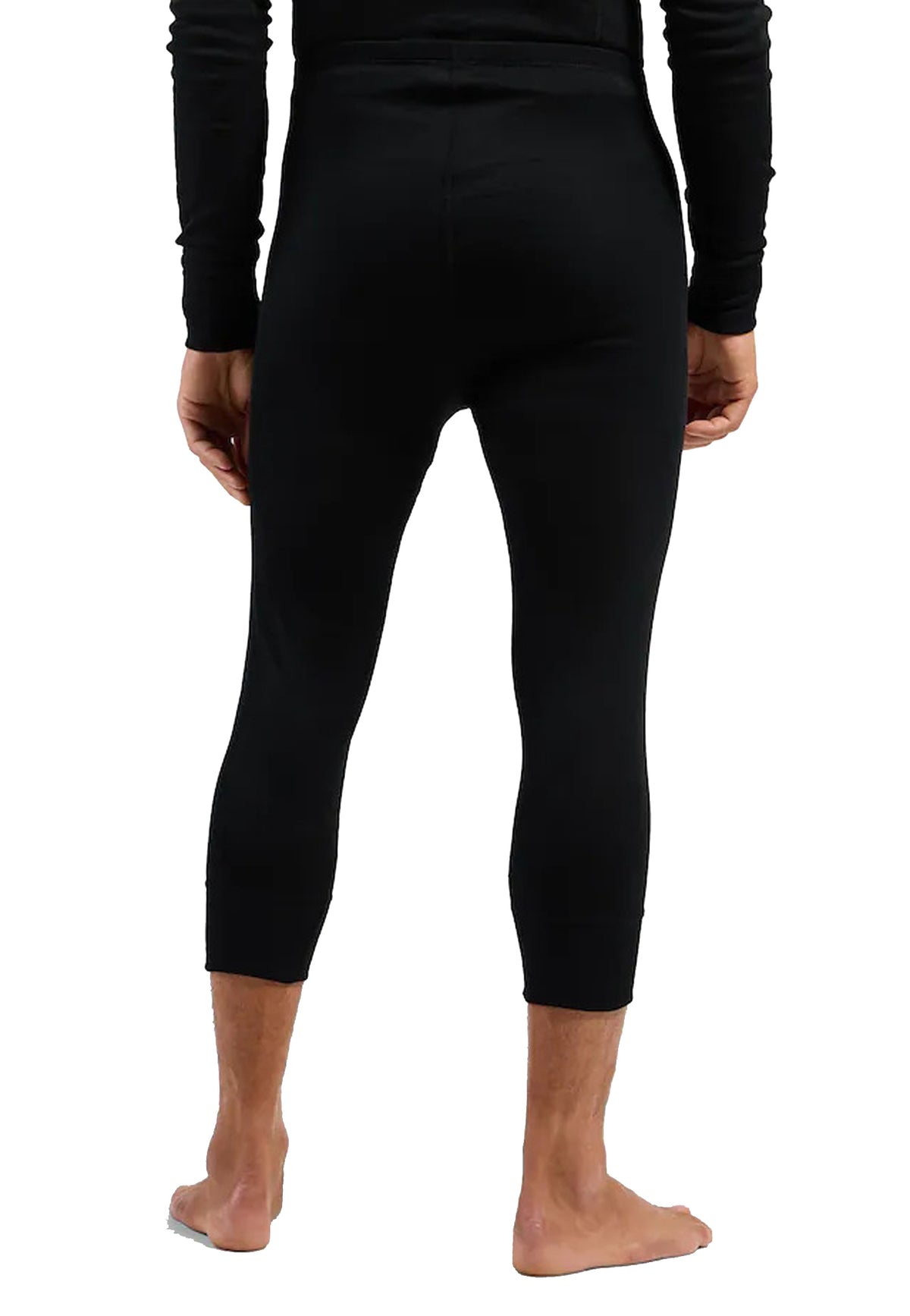 Pantaloni leggings calzamaglia neri 3/4 uomo tecnici montagna Active Warm Odlo A26 159132 1500015000