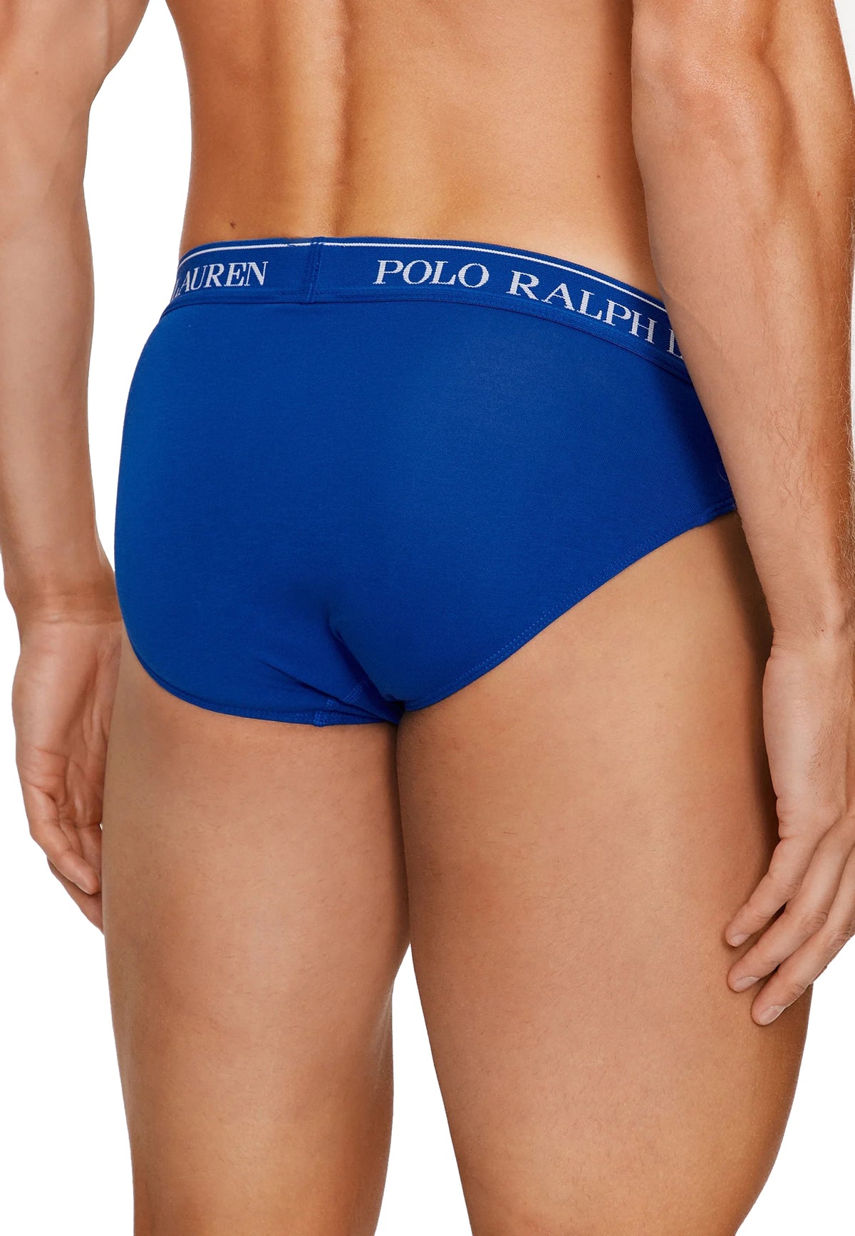 Pacco da 3 mutande slip blu cotone Polo Ralph Lauren A26 714835884004 999999 POLO RALPH LAUREN