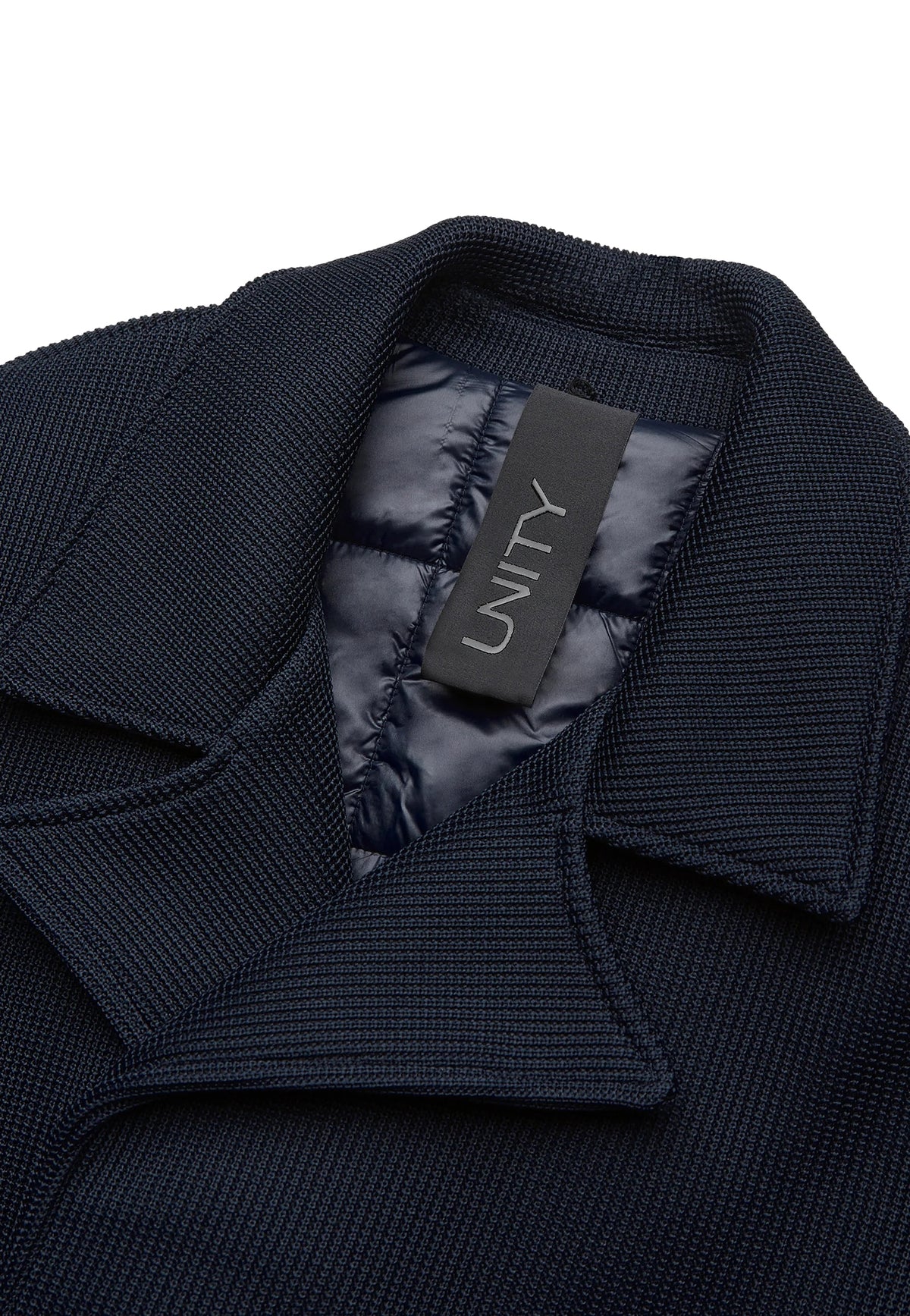 Giacca doppiopetto blu con cappuccio Gravity Unity A26 JA-GRAVITY-AW26 BNBN UNITY