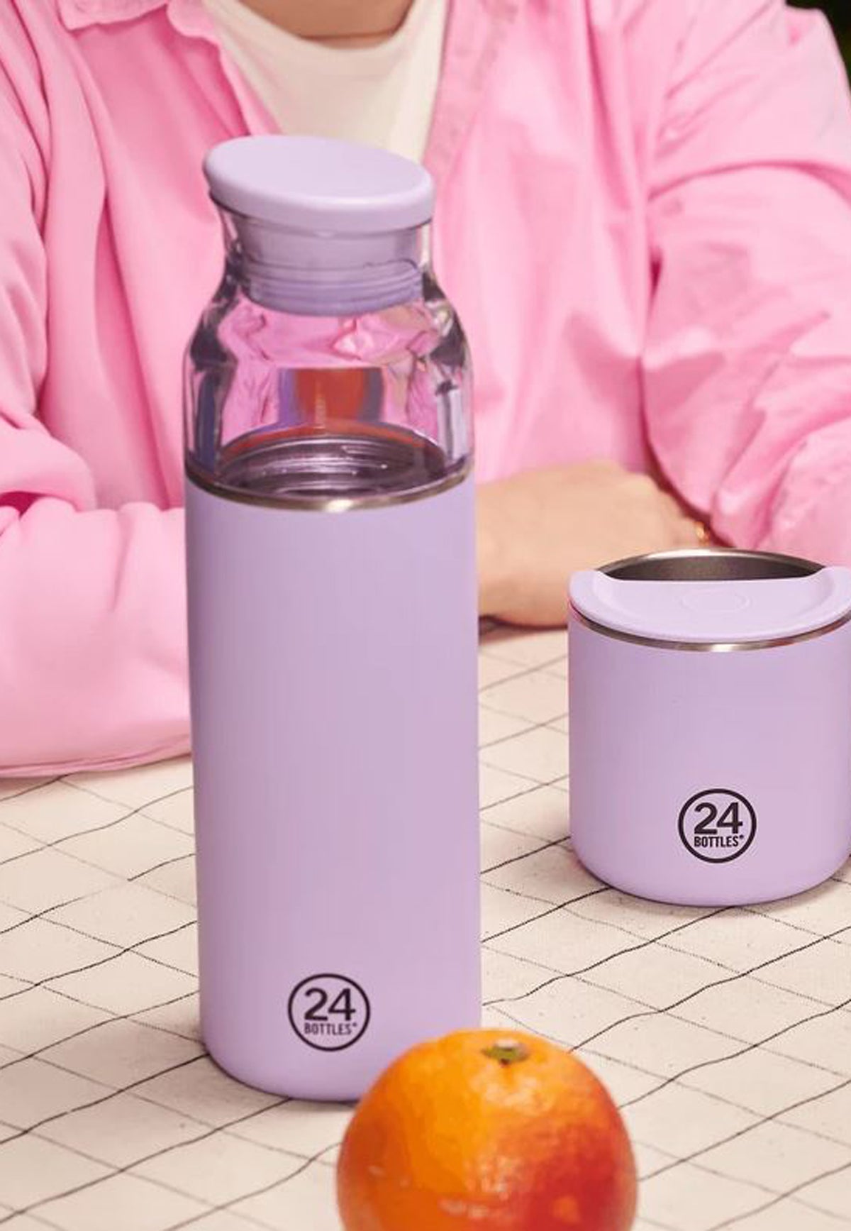 Caraffa lilla Erica 1L - Casa Caraffe 24Bottles 2436-ERIKA 1LERIKA 24BOTTLES