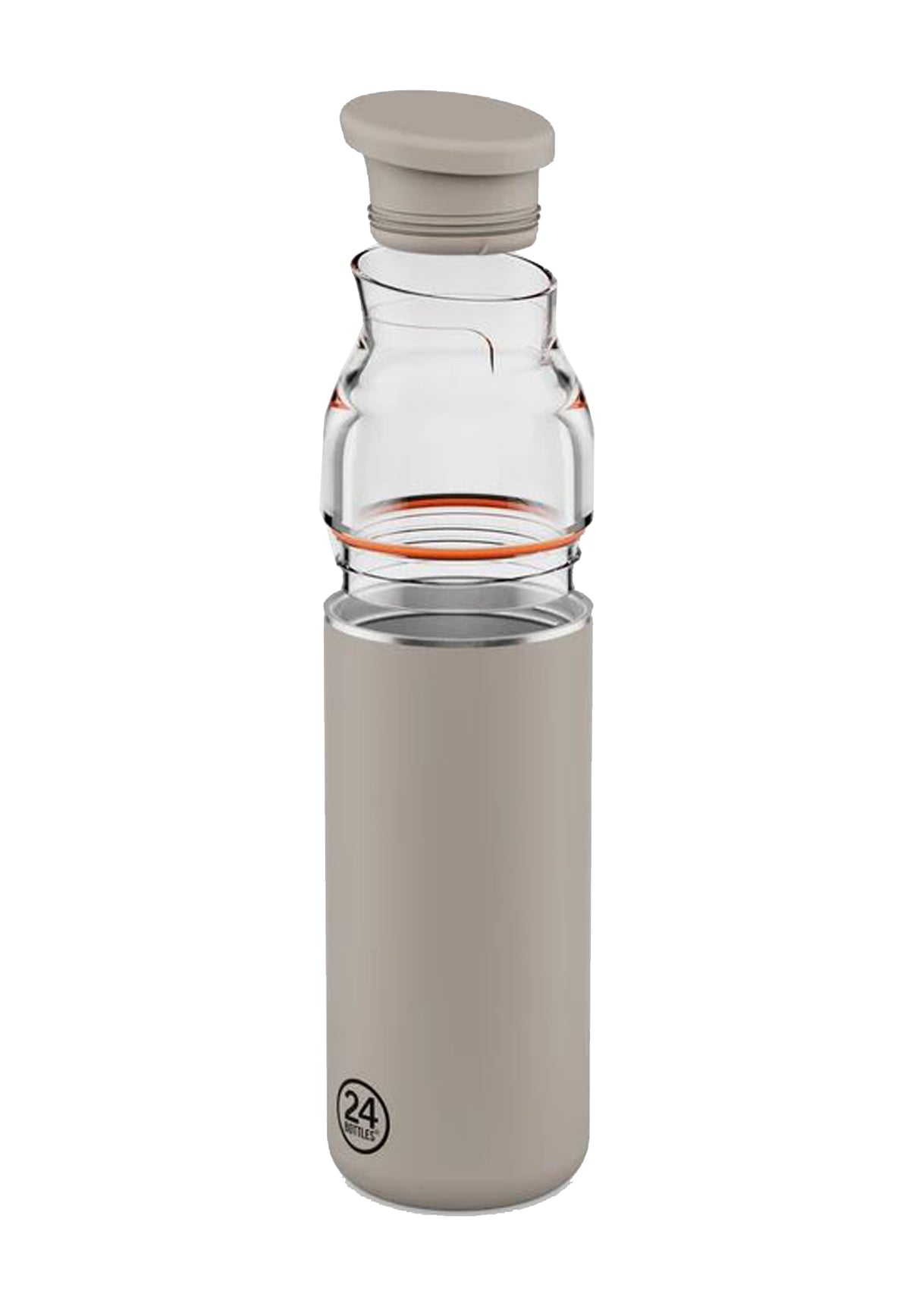 Caraffa tortora termica Linen 1L - Casa caraffe 24Bottles 2443-LINEN 1LLINEN 24BOTTLES
