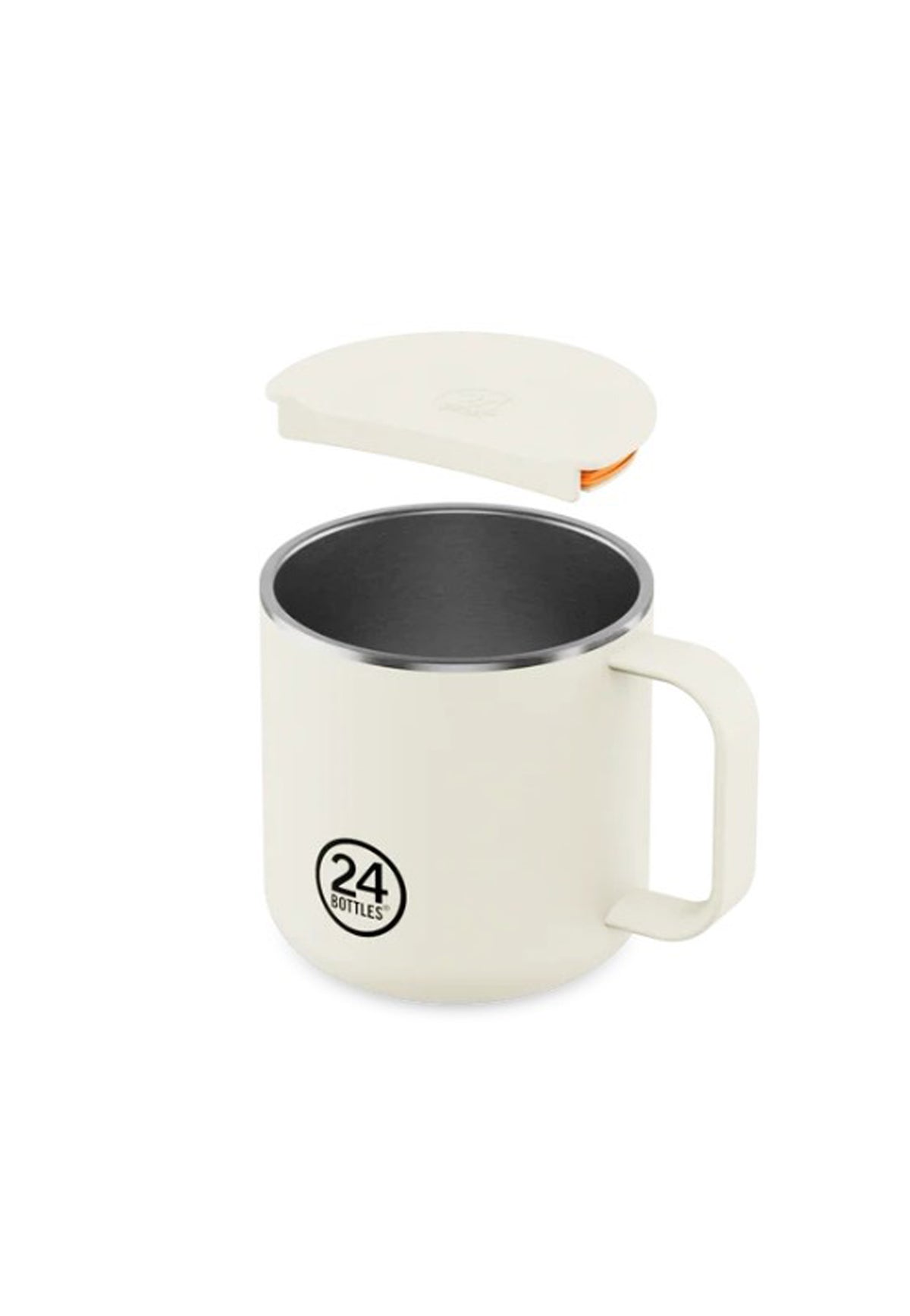 Tazza termica bianca Cotton 350ml Casa mug 24Bottles 2452-MUG COTTON 340 MLCOTTON 24BOTTLES
