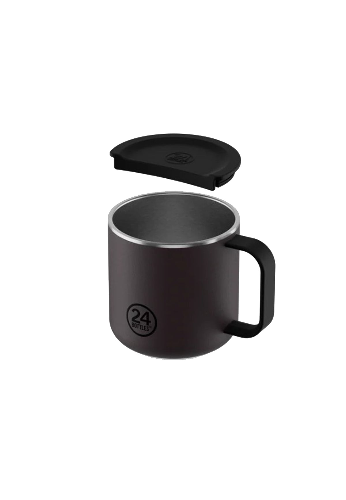 Tazza bicchiere nero termico Tuxedo Black 340ml Casa mug 24Bottles 2455-MUG TUXEDO BLACK 340 MLTUXEDO BLACK 24BOTTLES
