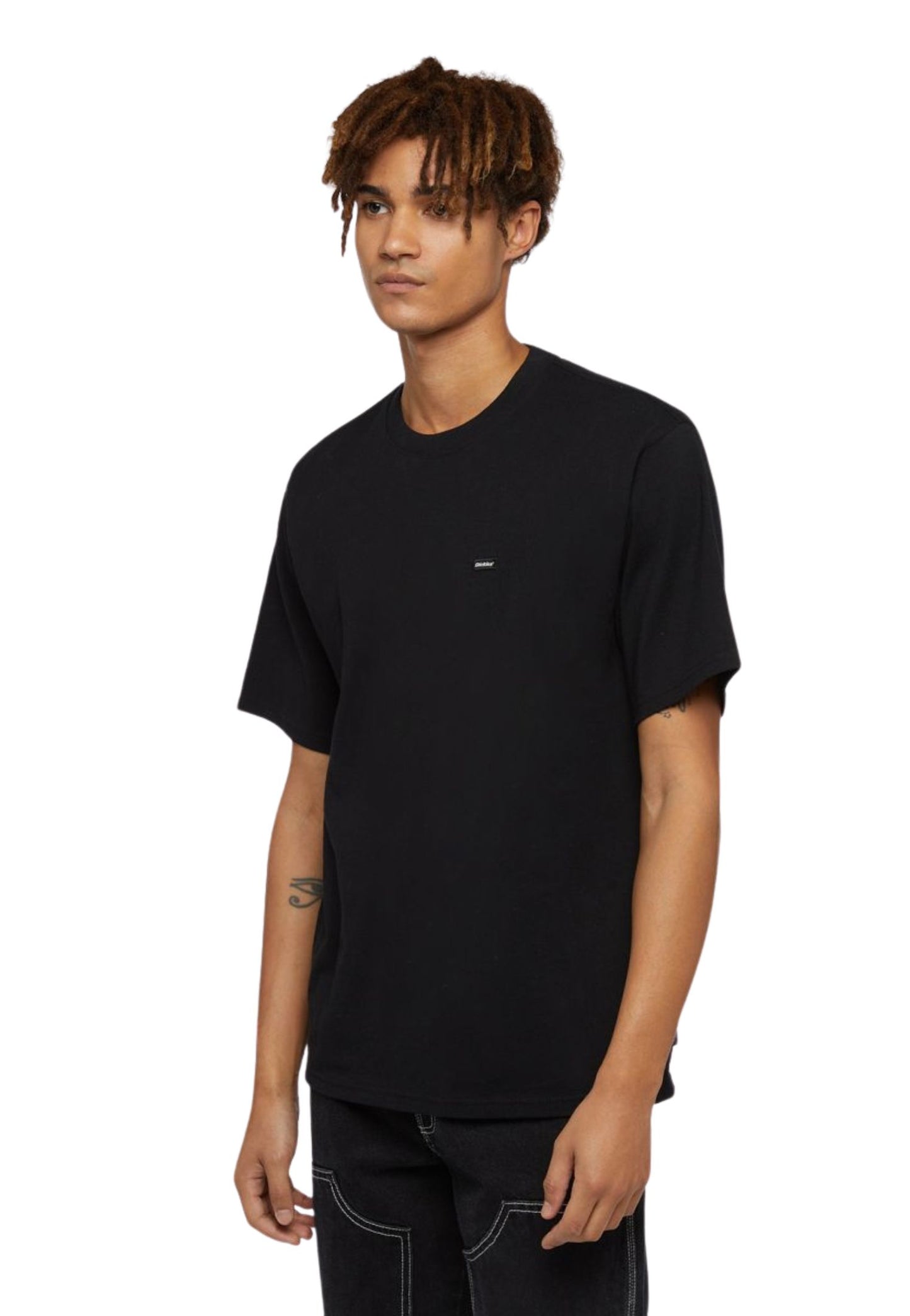 T-shirt Clancy Heavyweight nero Dickies P25 DK0A4Z4LBLK1 DKBLKDKBLK DICKIES