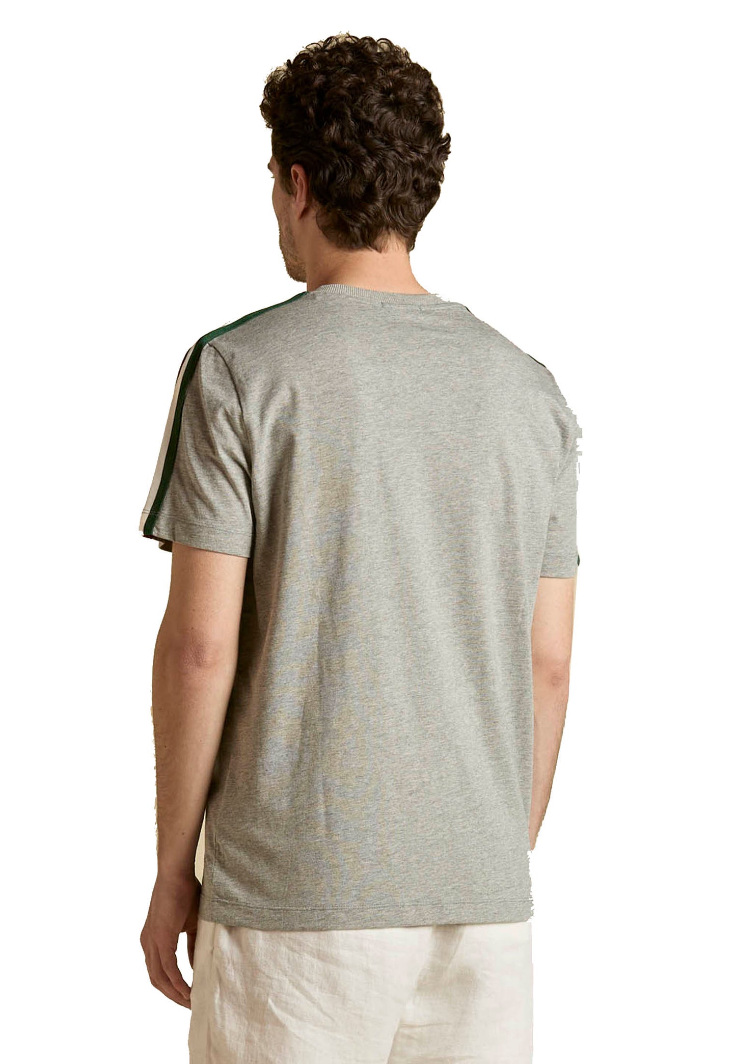 T-shirt girocollo grigia sportiva Aeronautica Militare P26 261TS2516UJ00723 1717117171 AERONAUTICA MILITARE