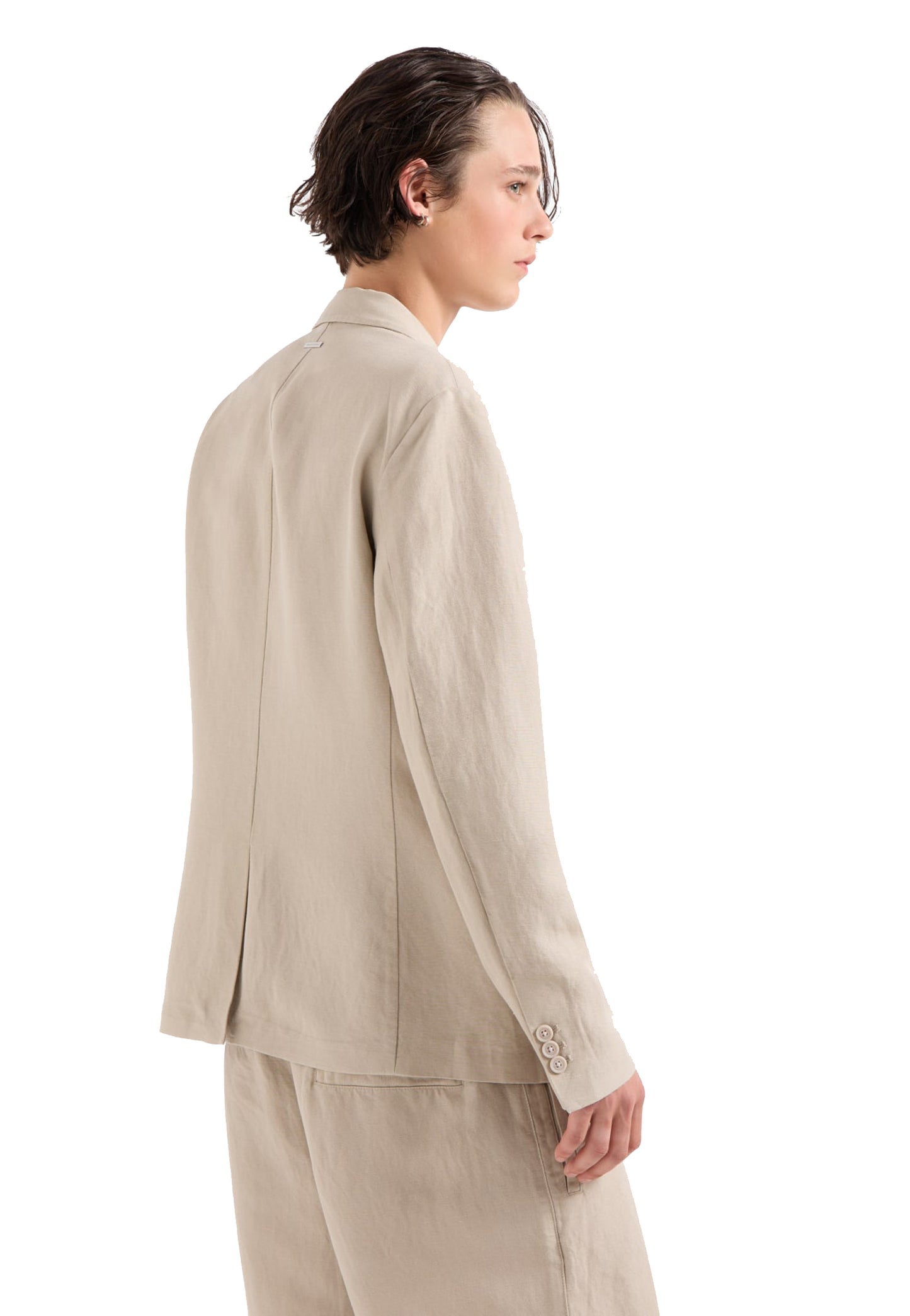 Giacca blazer monopetto beige Armani Exchange P26 8NZG15 ZNFNZ 17241724 ARMANI EXCHANGE
