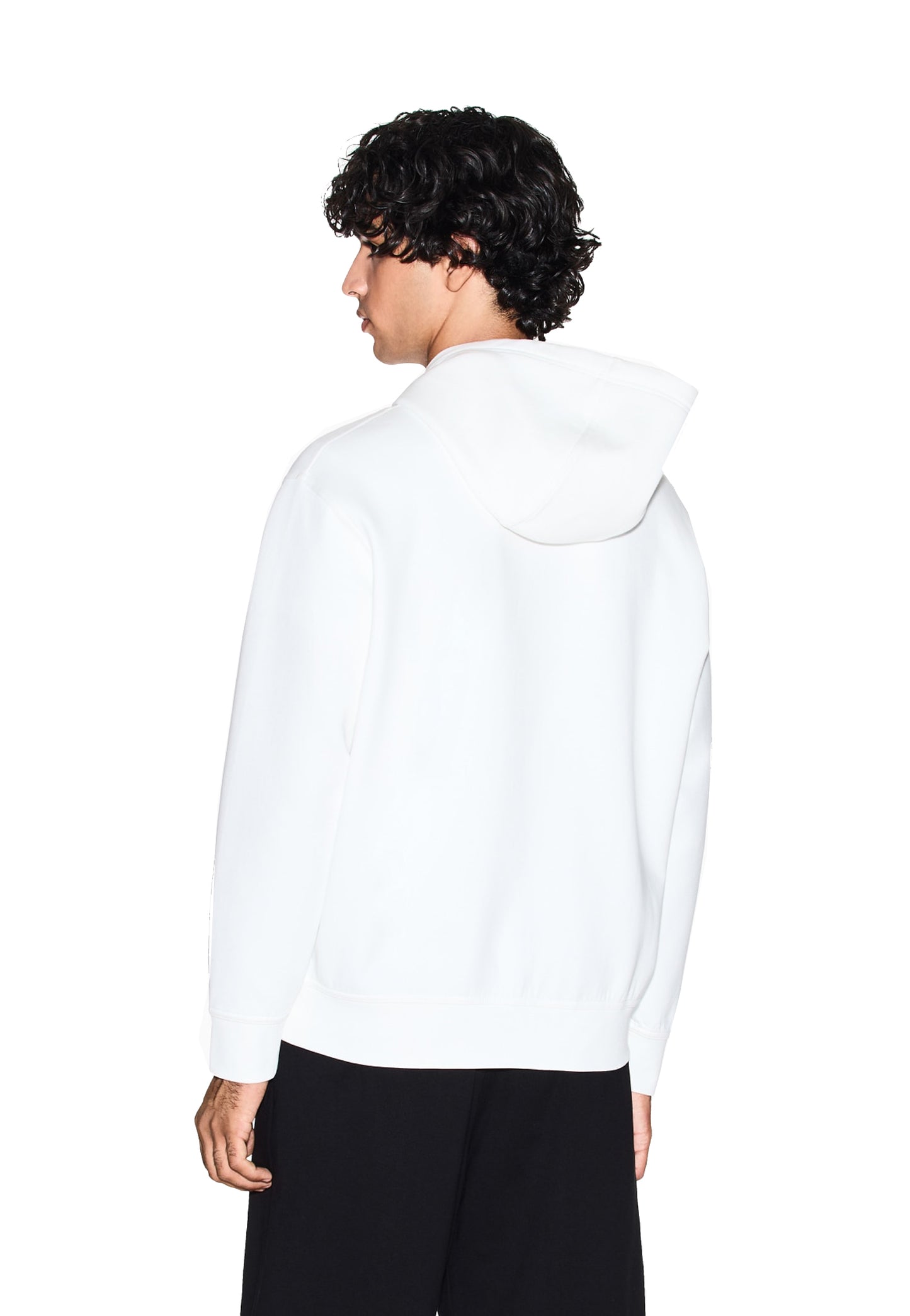 Felpa con cappuccio bianca full zip Armani Exchange P26 XM000371 AF10818 U0009U0009 ARMANI EXCHANGE
