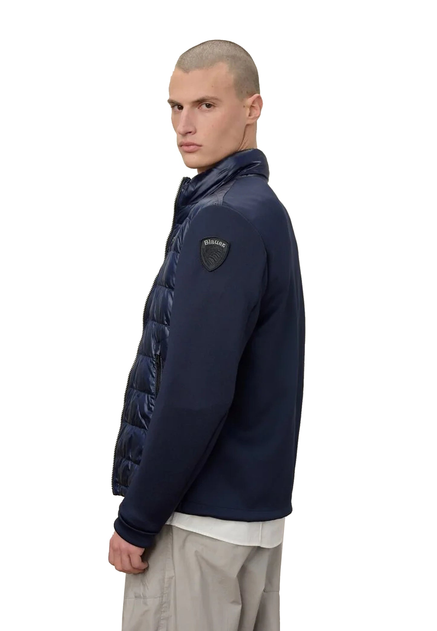 Giubbotto blu imbottito leggero Scuba Hebron Blauer P26 26SBLUC02207 007459888 BLAUER