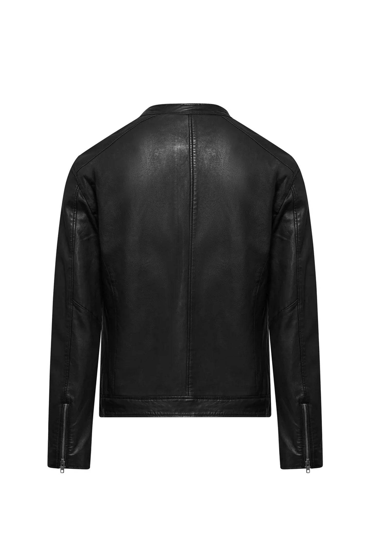Giacca pelle agnello nera collo coreana Bomboogie P26 JMROYLGS6 9090 BOMBOOGIE