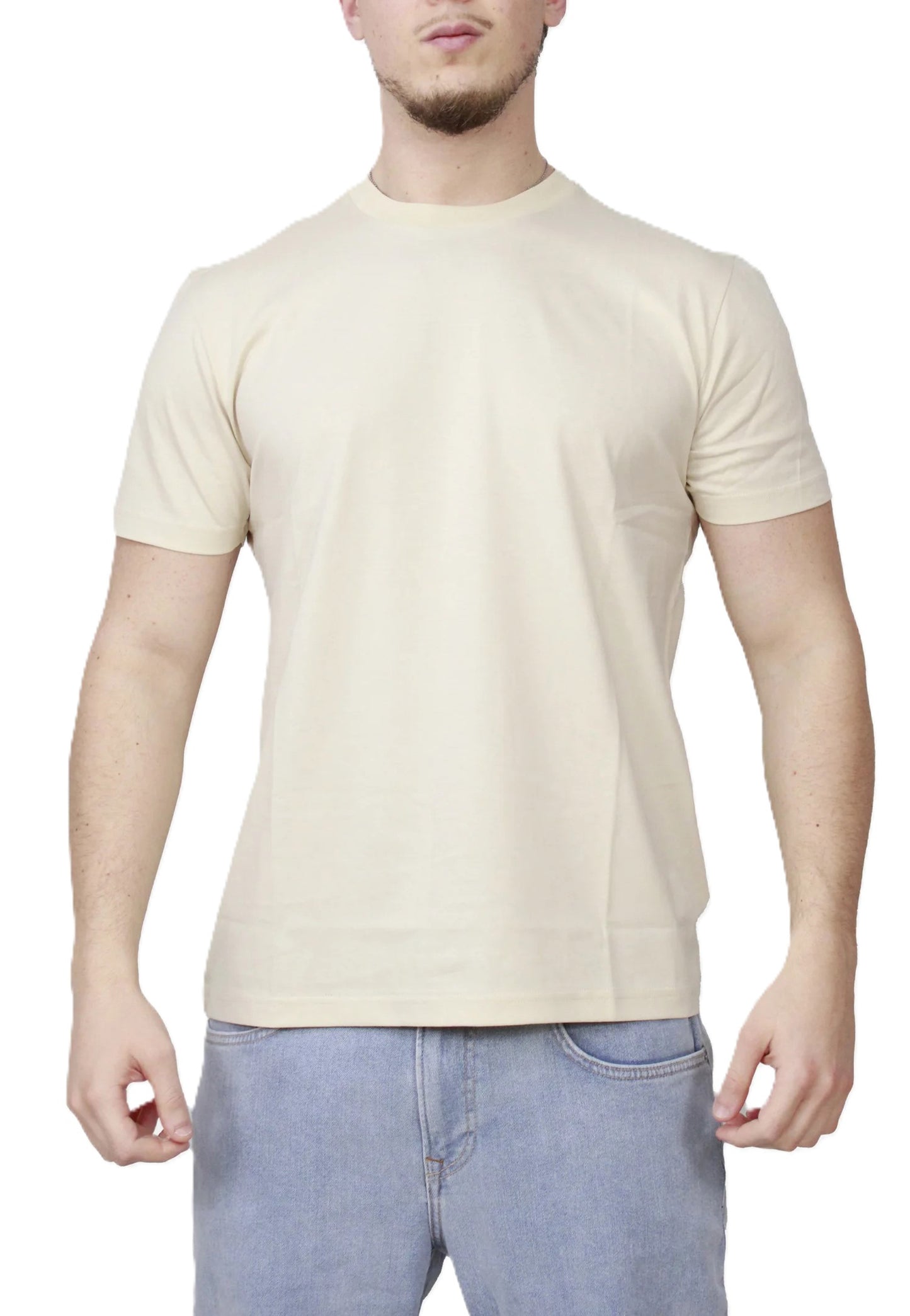 T-shirt girocollo beige classica cotone Colmar P26 7529 6SH764 COLMAR ORIGINALS