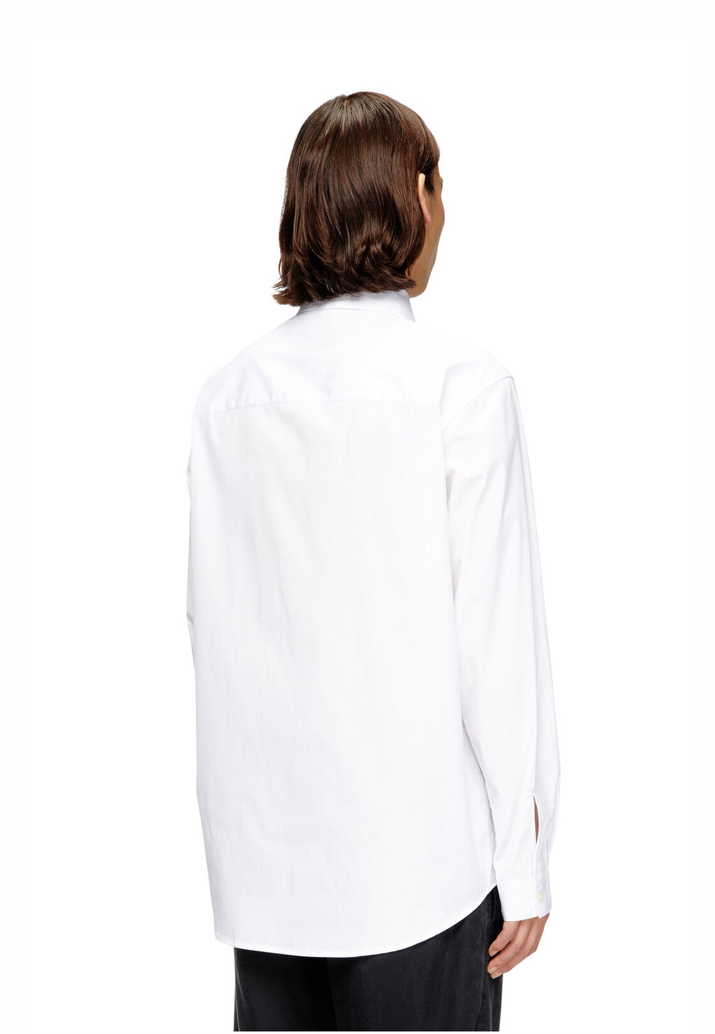 Camicia bianca popeline cotone S-Simply Diesel P26 A204720GSBH 100100 DIESEL