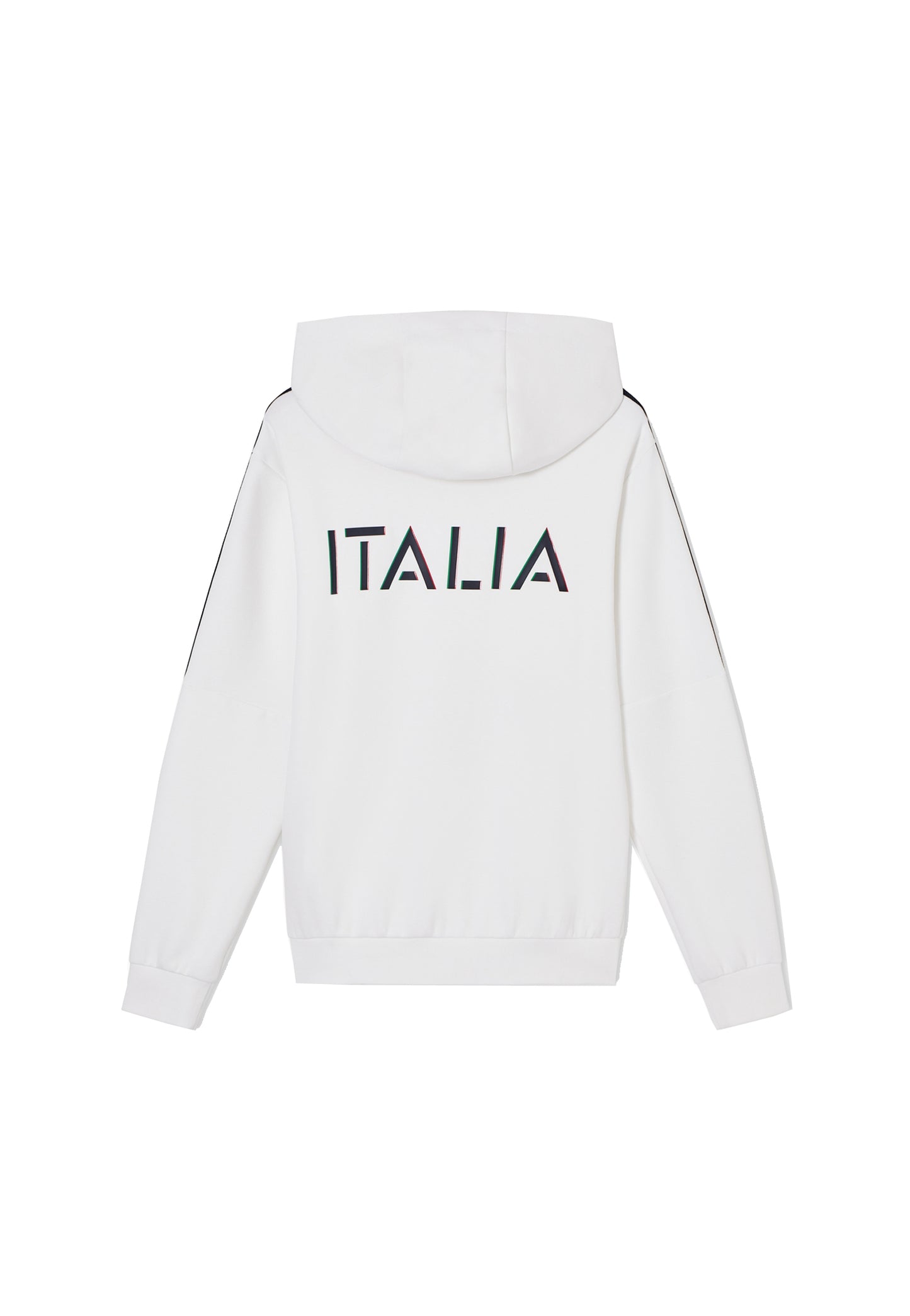 Felpa con cappuccio bianca Italia misto cotone EA7 Armani P26 7M001864 AF12660 U0002U0002 EA7