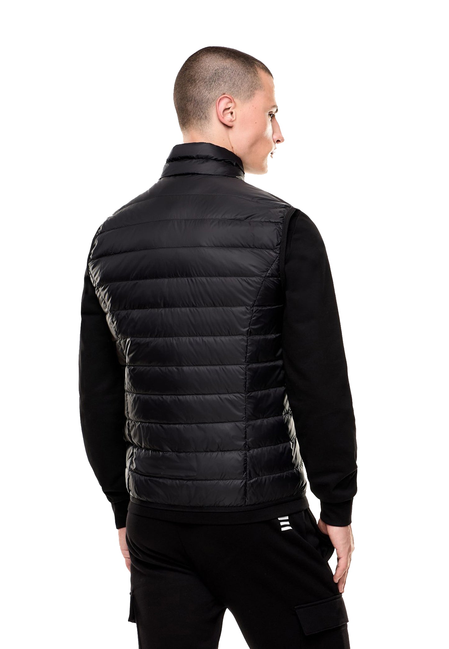 Gilet smanicato nero piuma d'oca packable core Ea7 Armani P26 8NPQ06 PNGPZ 12001200 EA7