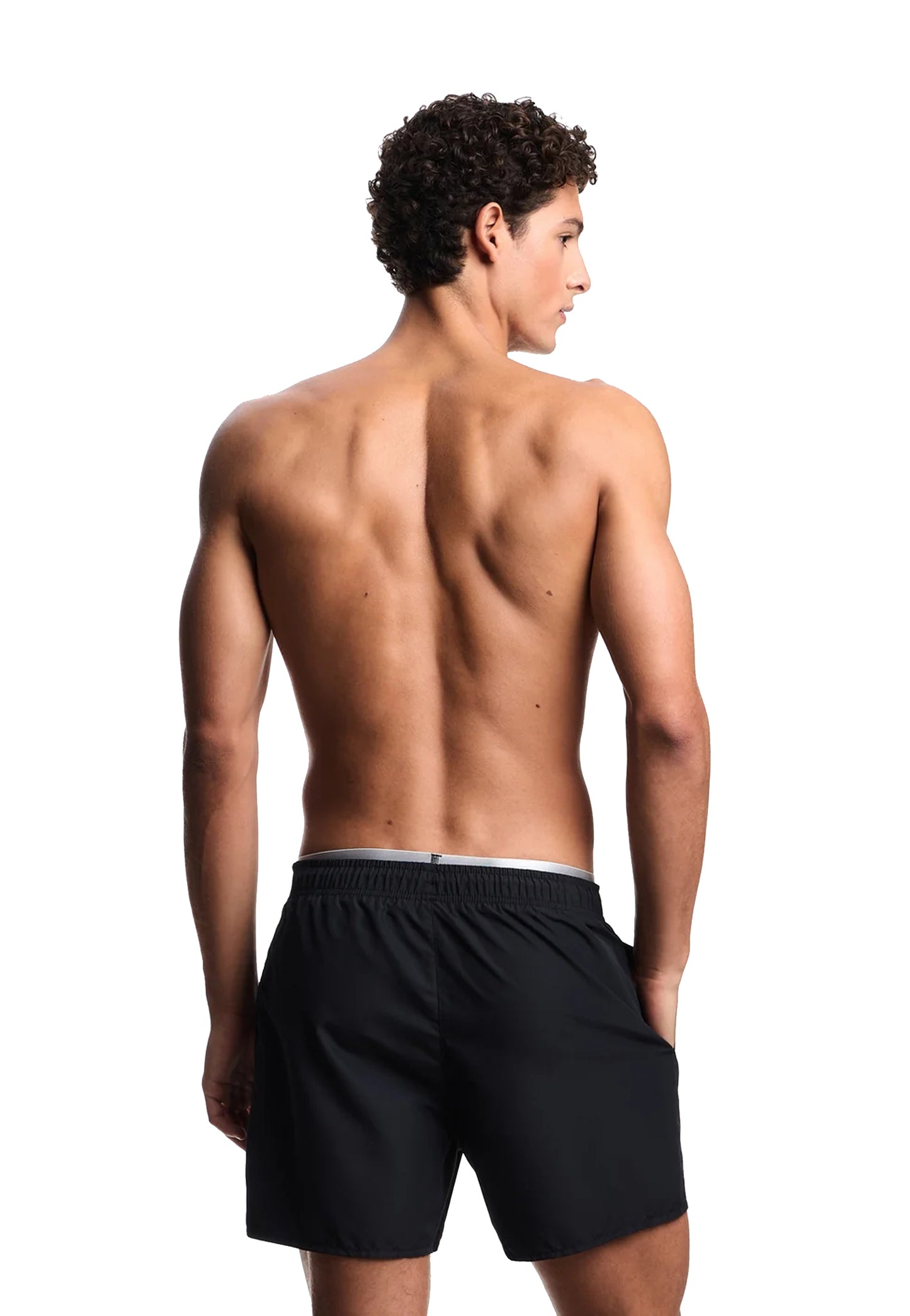 Costume da bagno mare shorts neri inserto elastico Emporio Armani P26 EM000687AF20432 UC001UC001 EMPORIO ARMANI