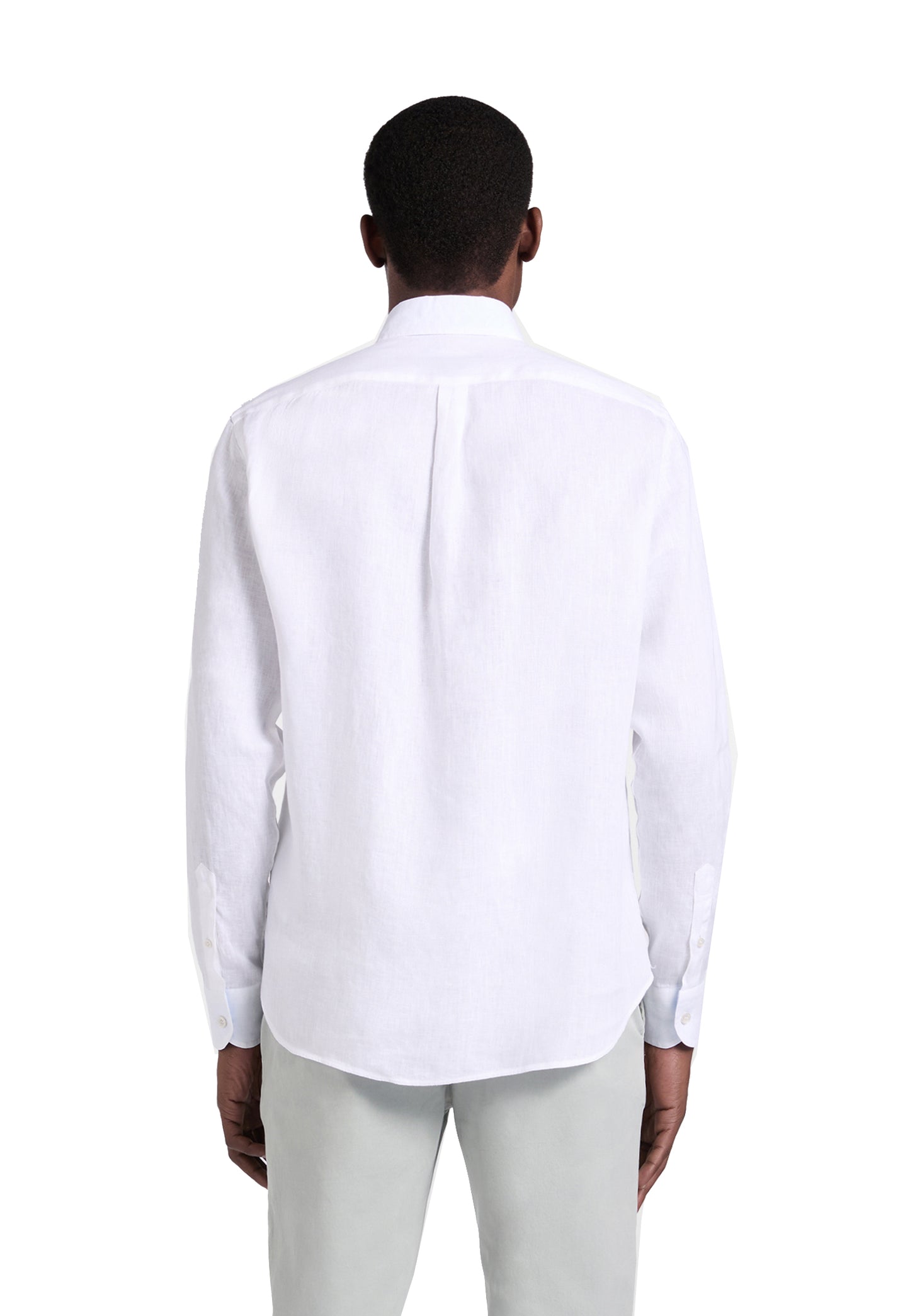Camicia bianca puro lino regular fit Harmont&Blaine P26 CRQ014010883B 100100 HARMONT&BLAINE
