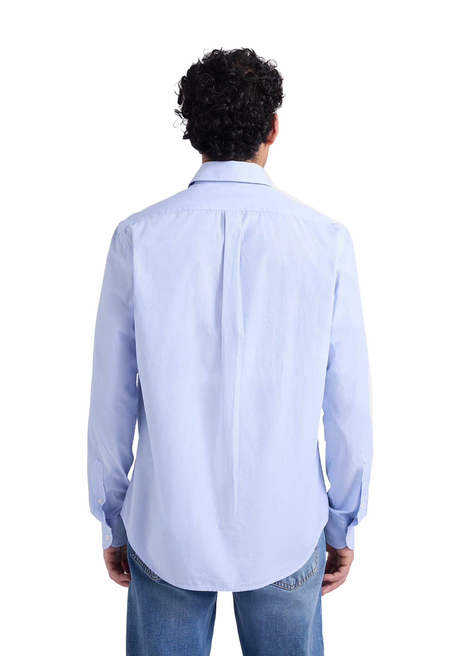 Camicia cotone celeste micro righe regular fit Harmont&Blaine P26 CRQ074013435B 810810 HARMONT&BLAINE