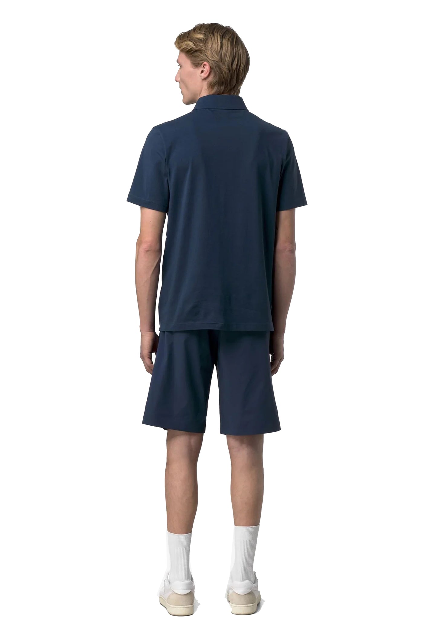 Polo blu cotone jersey Vanoine Light K-Way P26 K7151CW B67B67 K-WAY