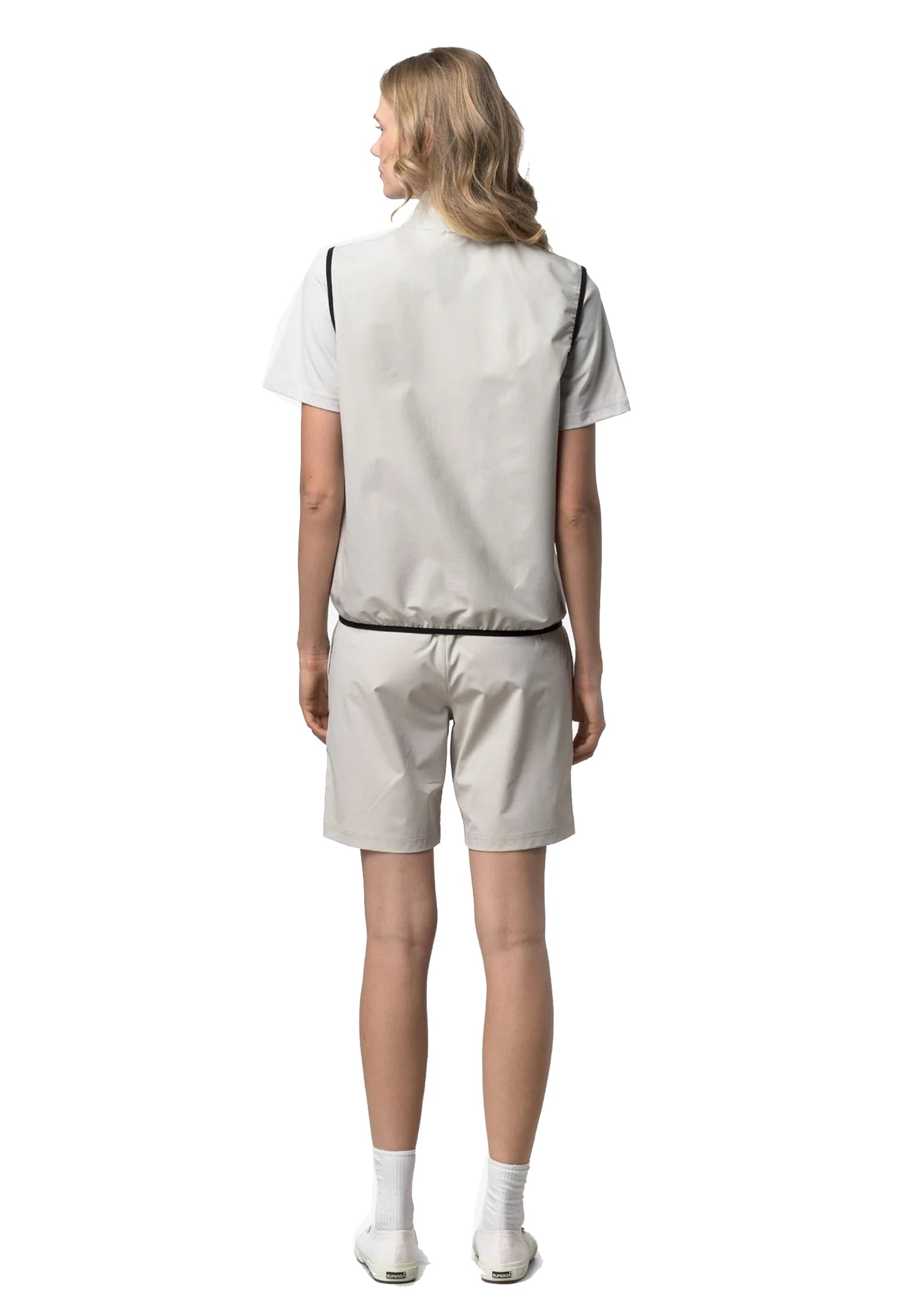 Gilet smanicato unisex beige Fleece Flaner K-Way P26 K8143VW 634634 K-WAY