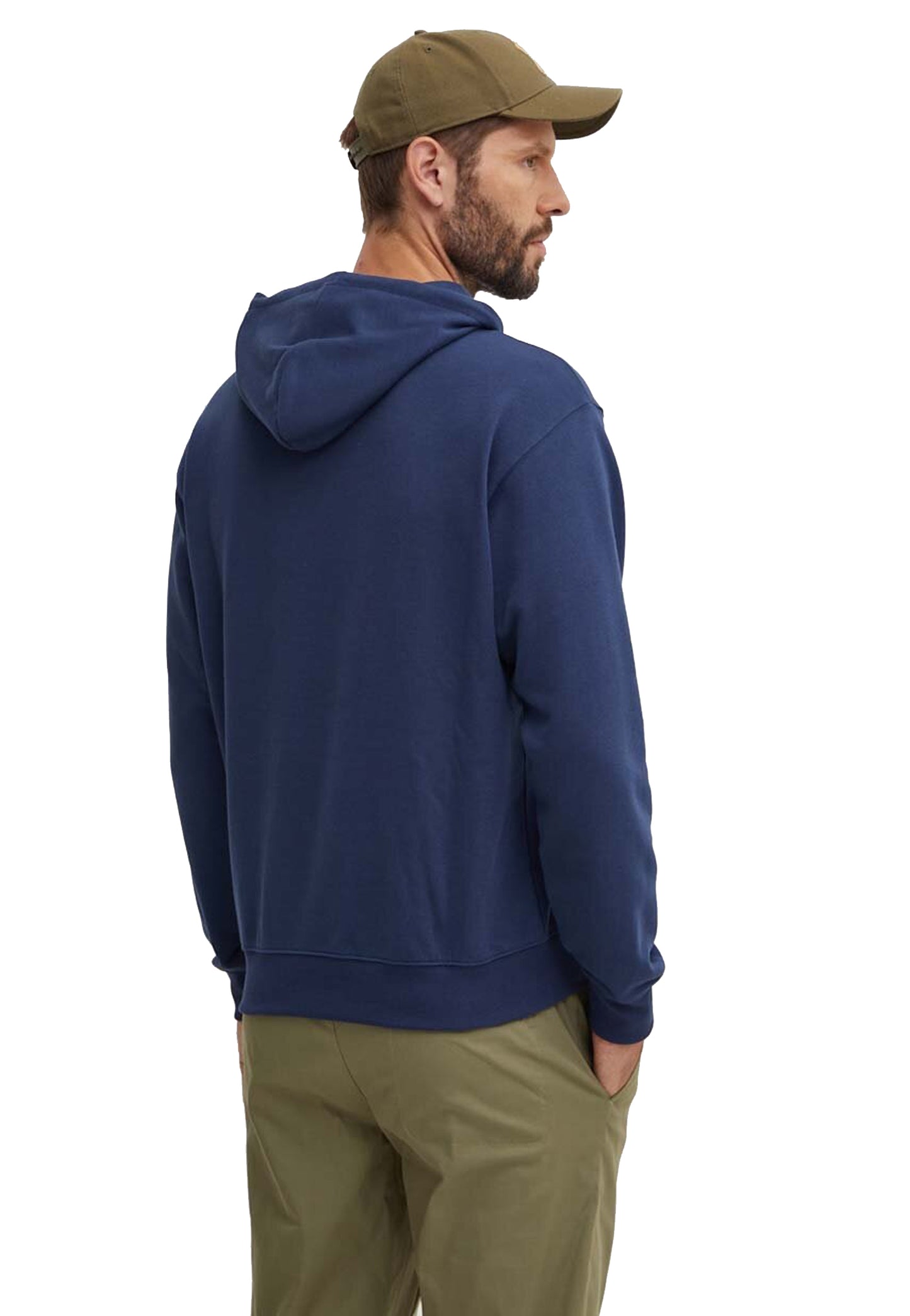 Felpa con cappuccio blu cotone Sport Essential New Balance P25 MT41508NNY NBNAVY NEW BALANCE