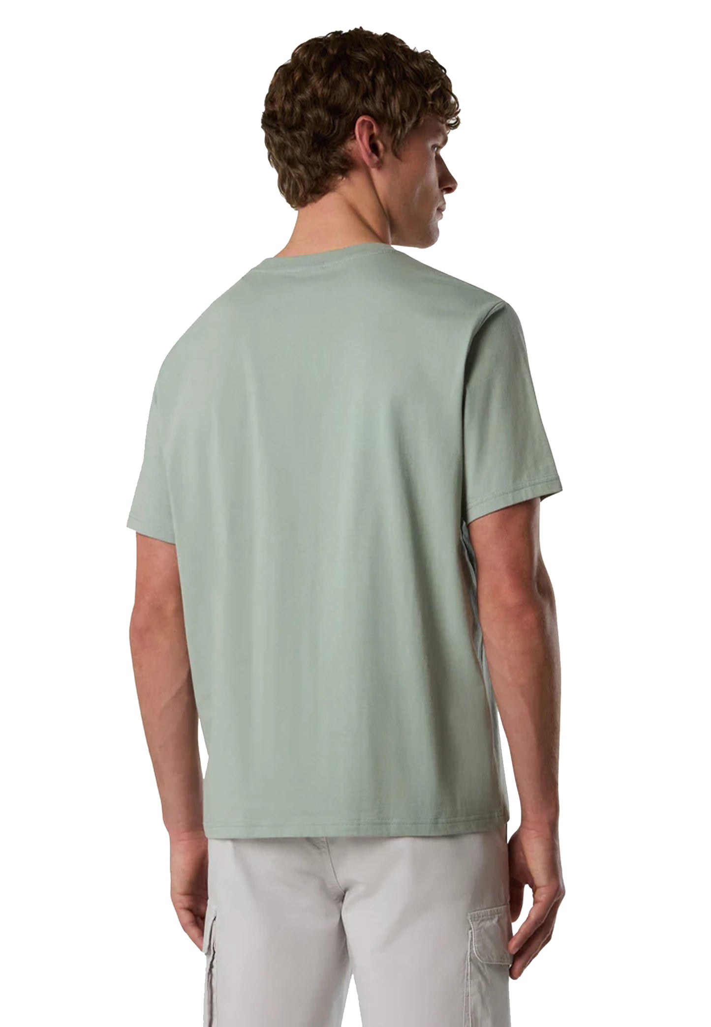 T-shirt girocollo verde salvia cotone North Sails P26 692990 04280428 NORTH SAILS