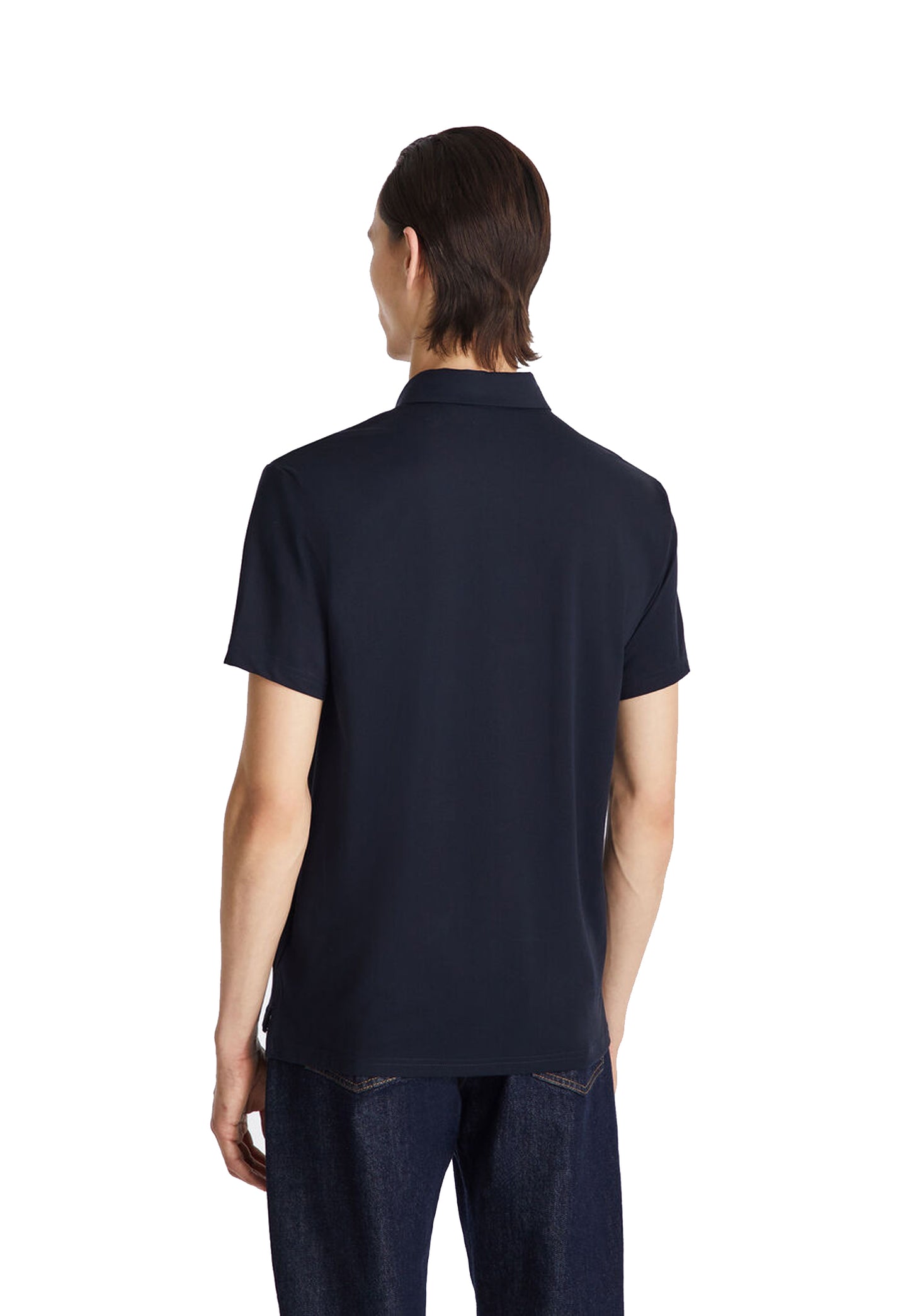 Polo mezza manica cotone blu Mezzola 02 Peuterey P26 PEU5471 99012182 215215 PEUTEREY