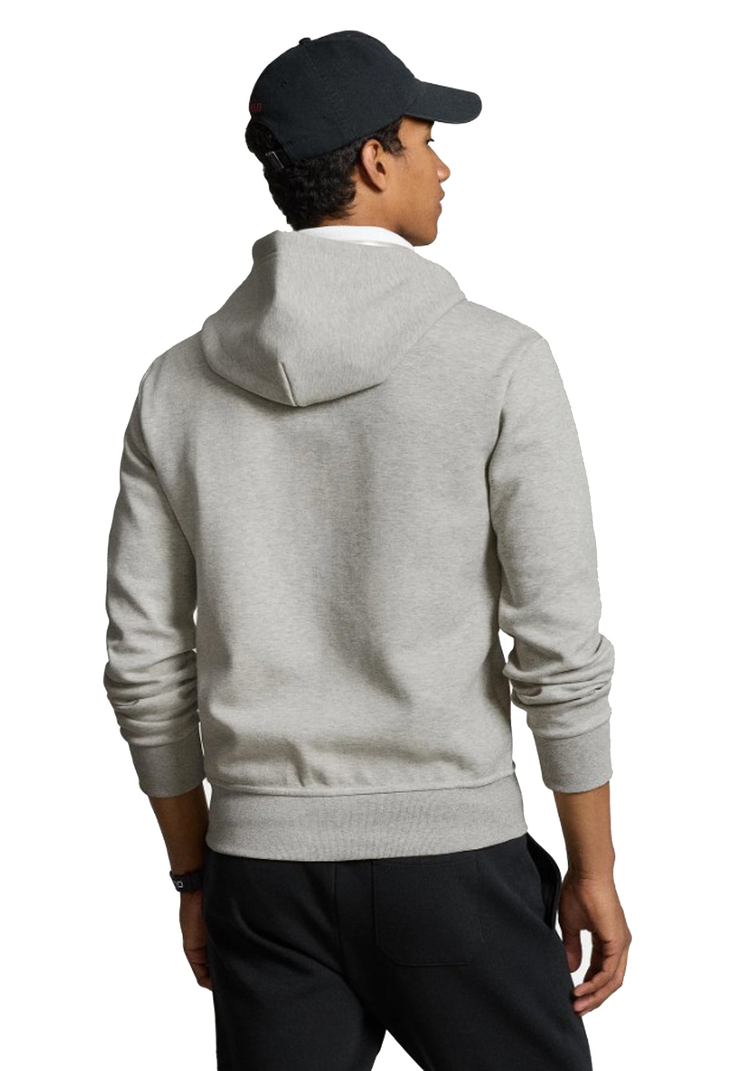 Felpa con cappuccio full zip grigia Polo Ralph Lauren P26 710888282003 LT SPORT HEATHER POLO RALPH LAUREN