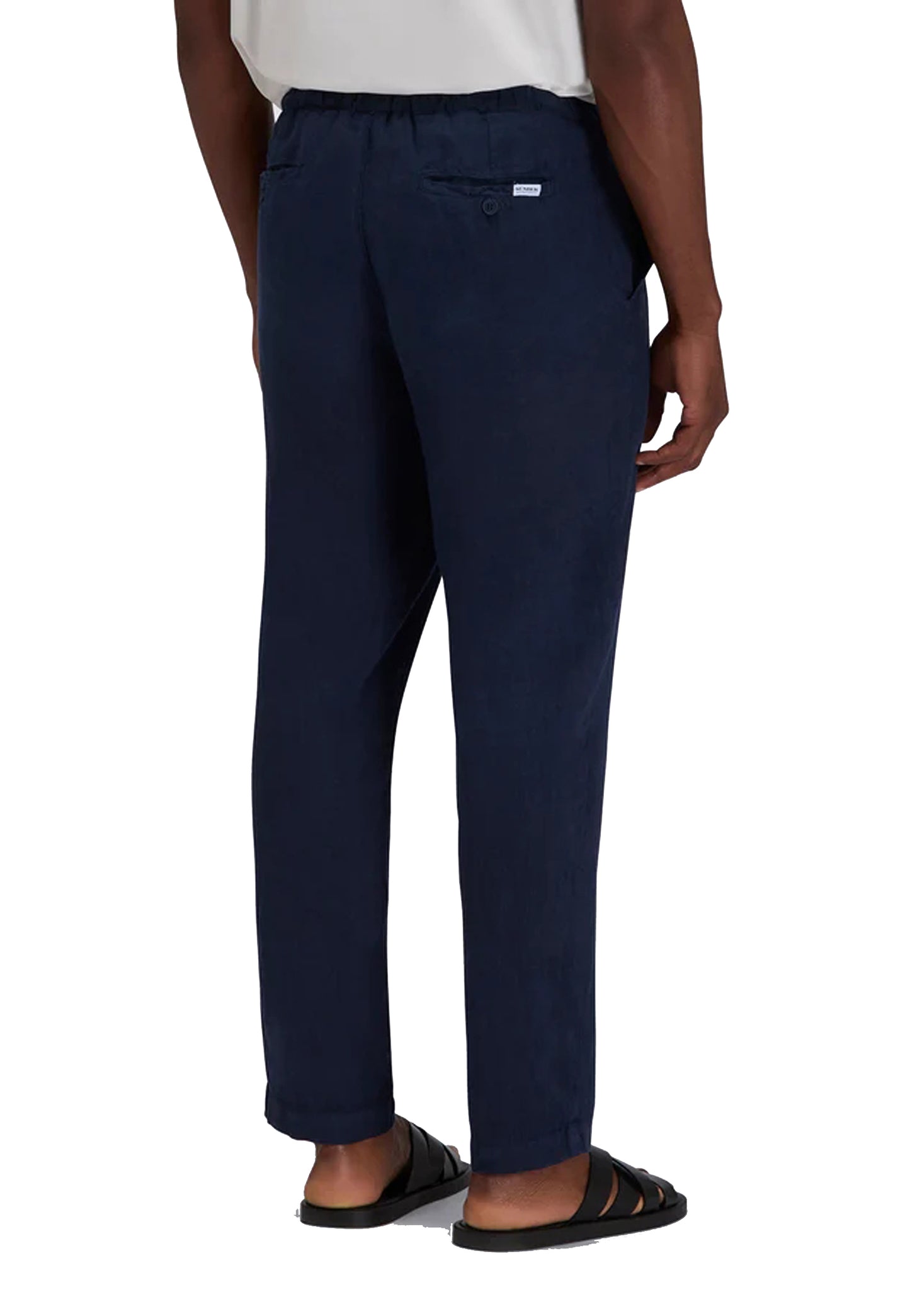 Pantaloni lunghi blu lino estate leggeri Sundek P26 GM014TRLI5TC M6S70332200 SUNDEK