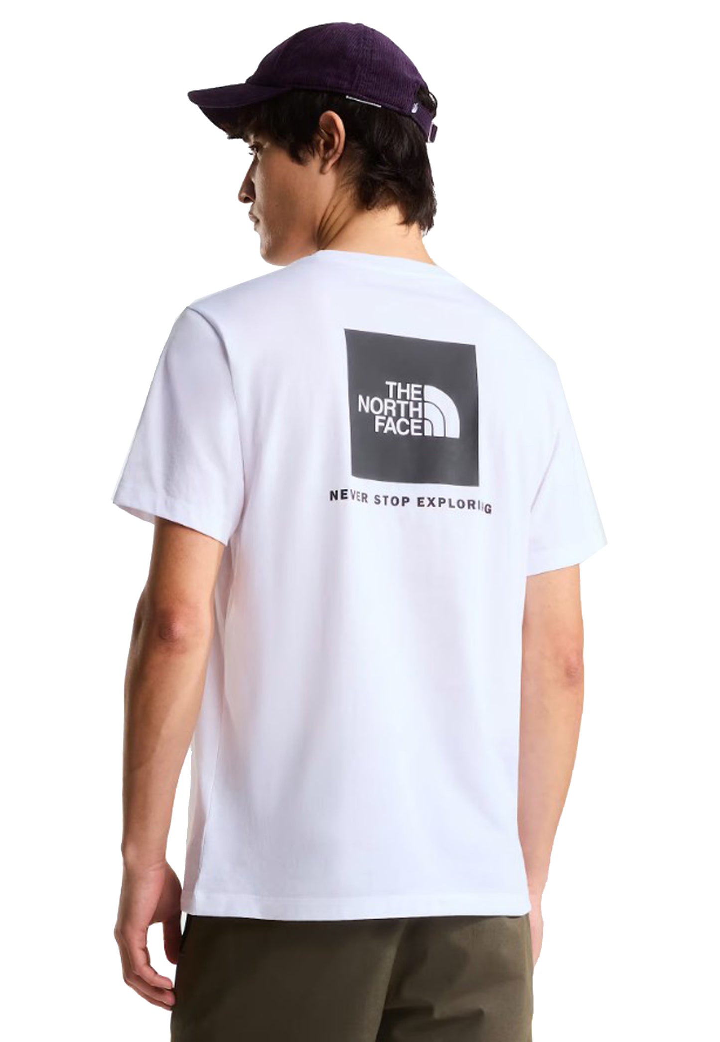 T-shirt girocollo bianca Evolution NSE Box Regular fit The North Face P26 NF0A8B6KFN41 NFFN4NFFN4 THE NORTH FACE
