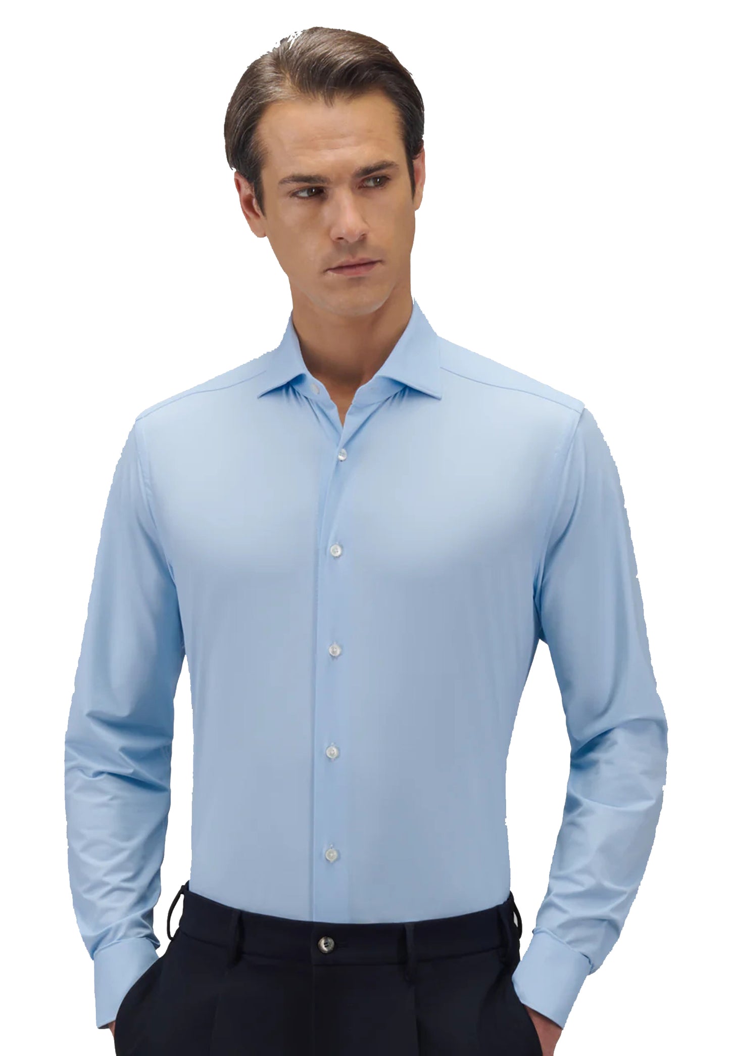 Camicia azzura collo francese Tailor fit Active Xacus P26 ACT558ML/11460 //002 XACUS
