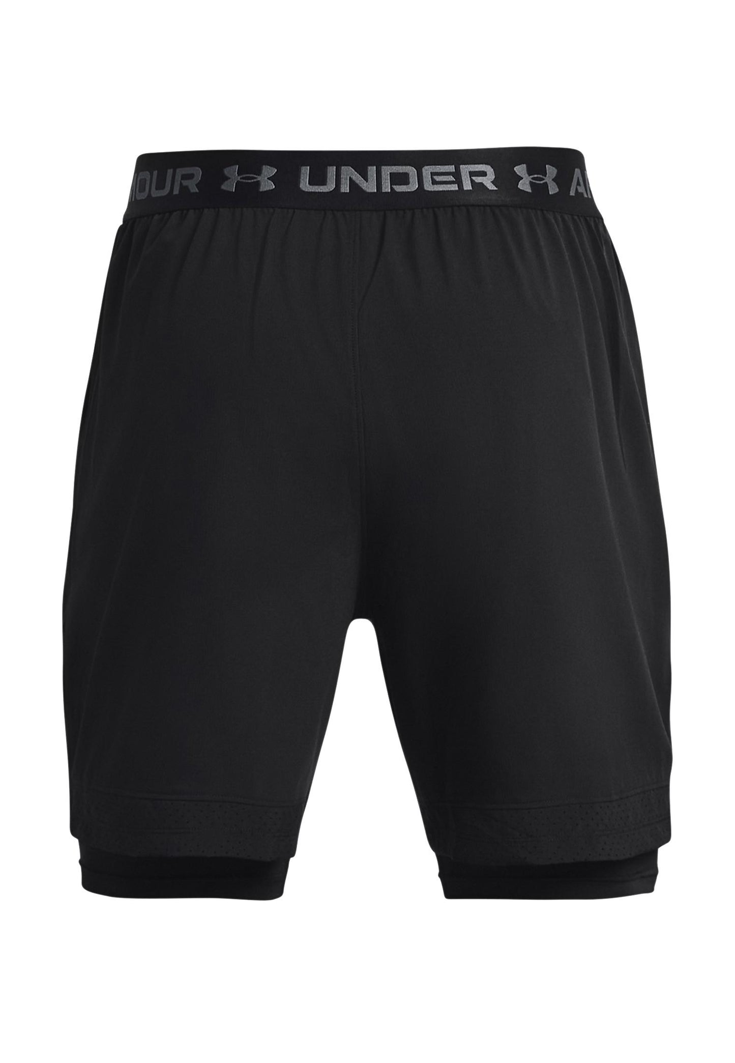 Pantaloncini sportivi neri doppi leggeri allenamento Vanish Under Armour P26 77-1373764 00020002 UNDER ARMOUR