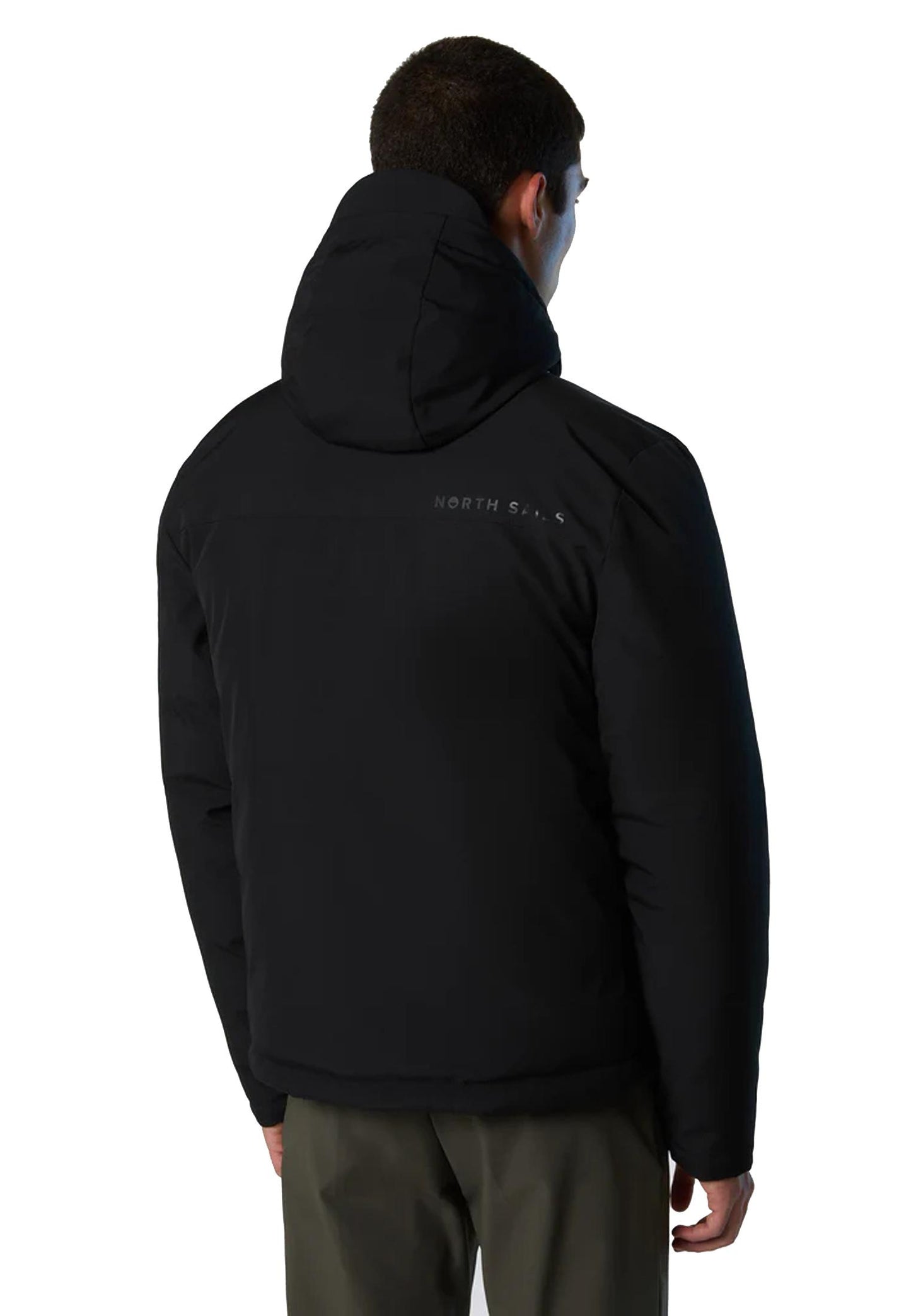 Giacca con cappuccio nera softshell Hobart North Sails A25 603367 09990999 NORTH SAILS