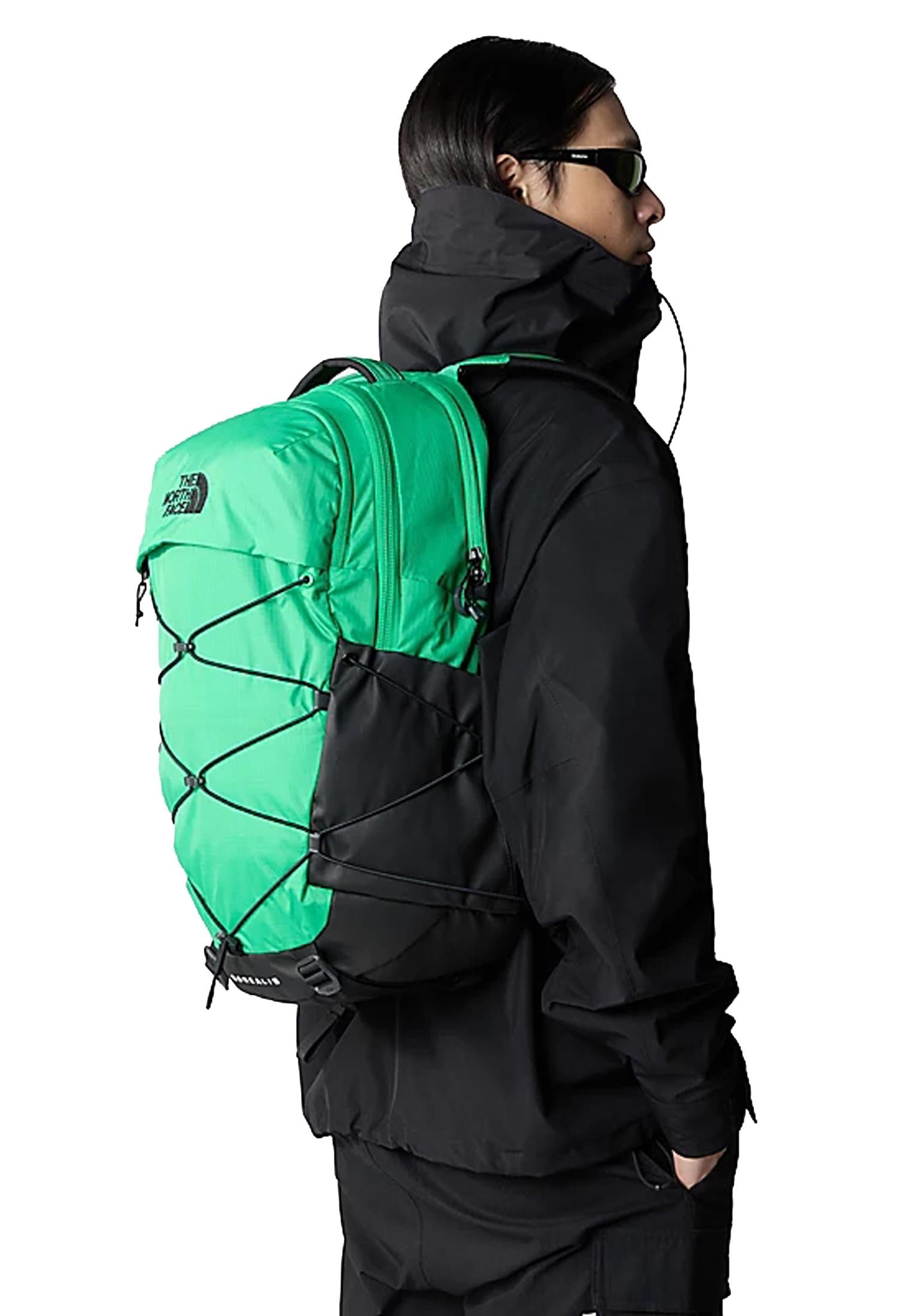 north face borealis backpack green The North Face P24 Borealis green backpack – Hollywood Uomo