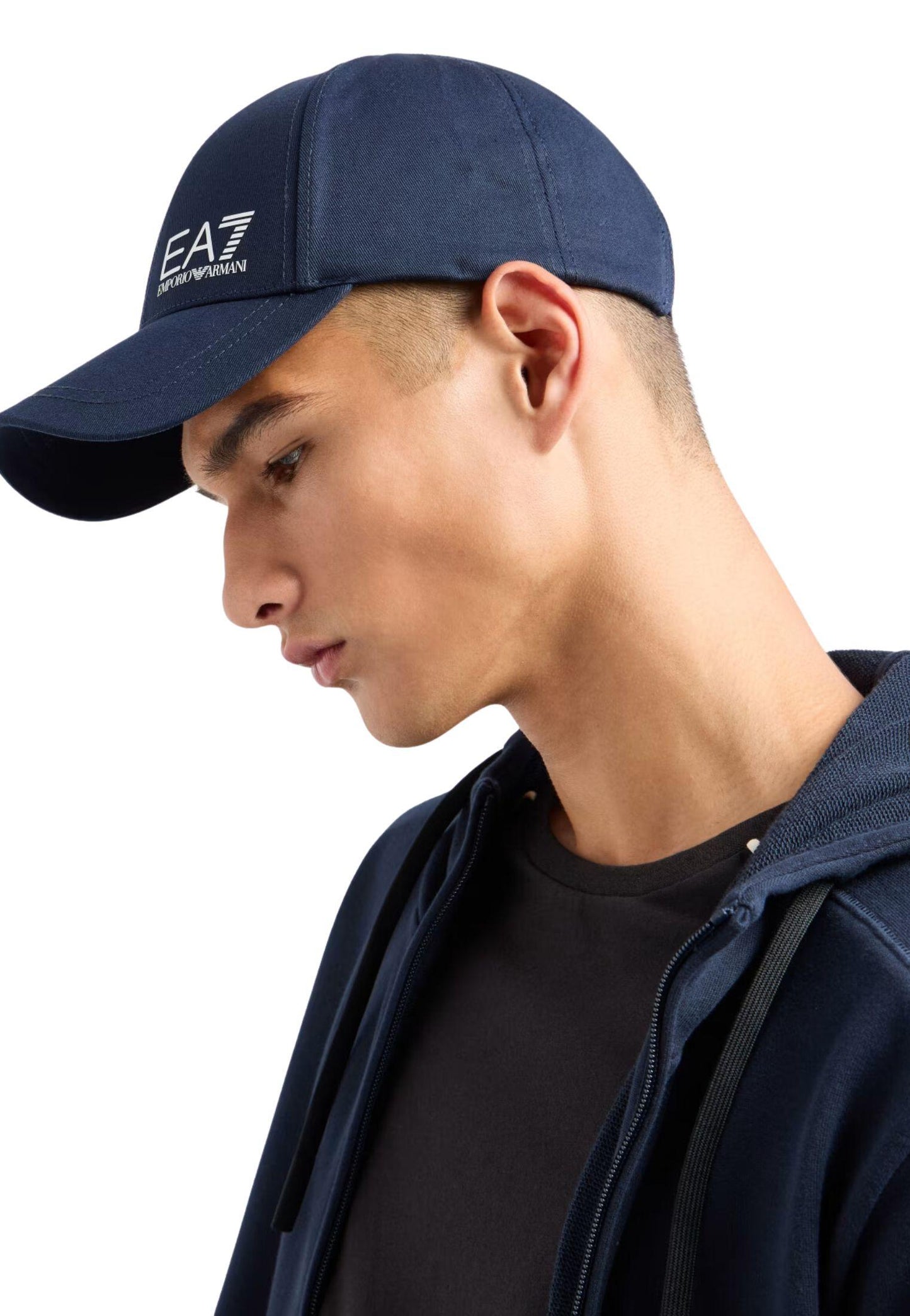 Cappello da baseball blu cotone EA7 Armani P26 7X000005 AF11989 MB038MB038 EA7