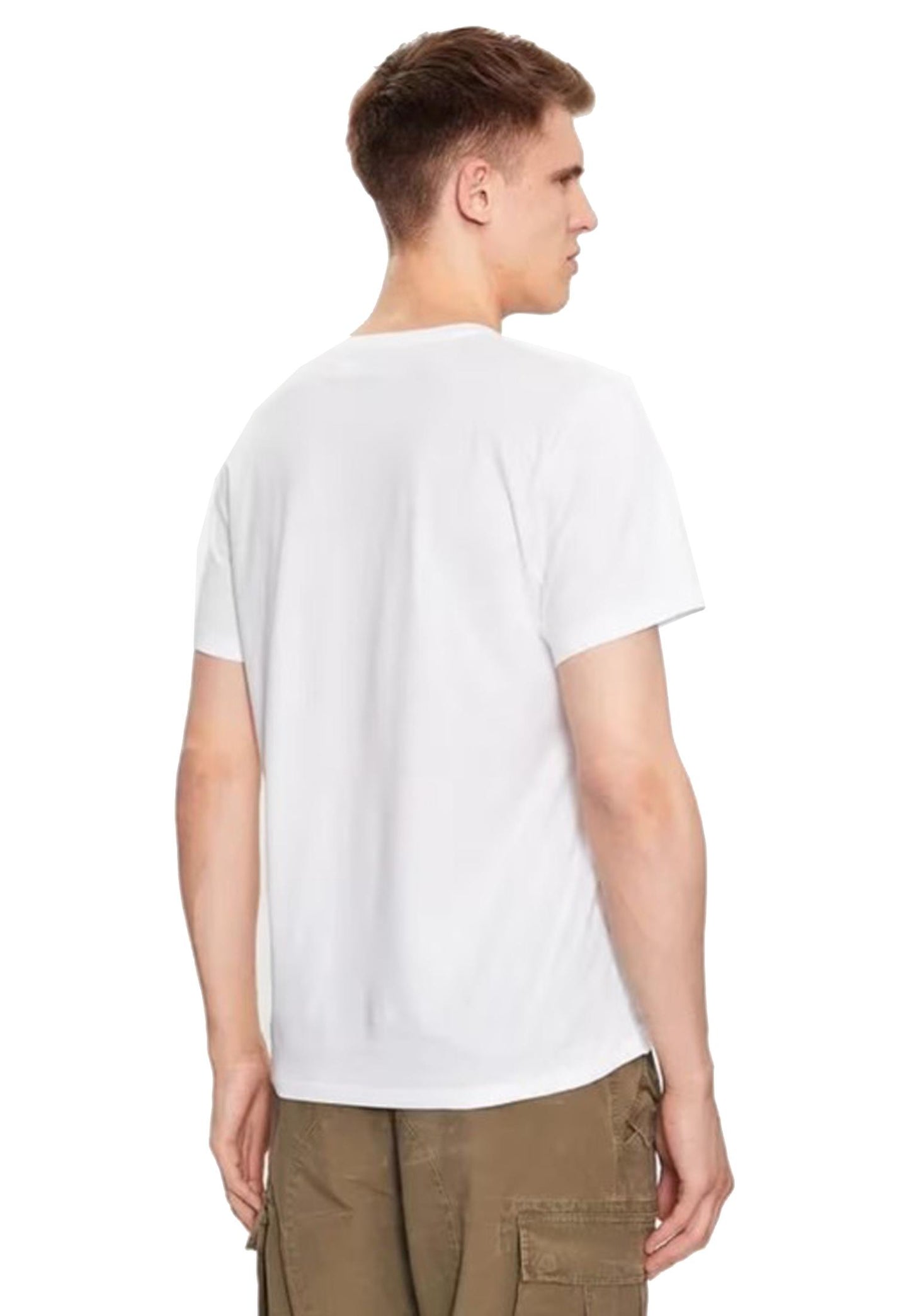 T-shirt girocollo bianca cotone scritta grande Polo Ralph Lauren P26 714899613005 WHITE POLO RALPH LAUREN