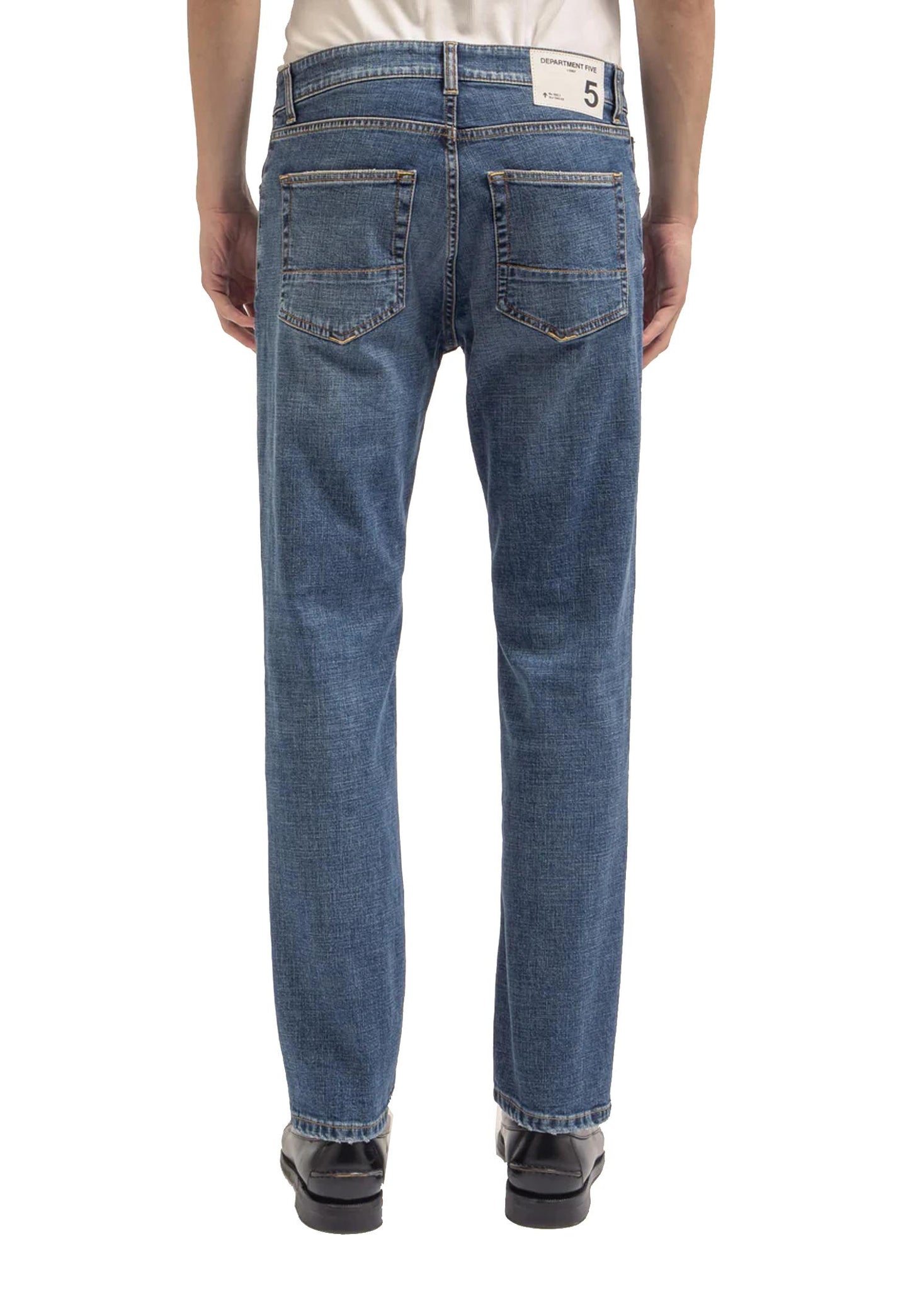 Pantaloni jeans denim regular fit cinque tasche Talk Department Five P26 UP527 2DS0065 812812 DEPARTMENT FIVE