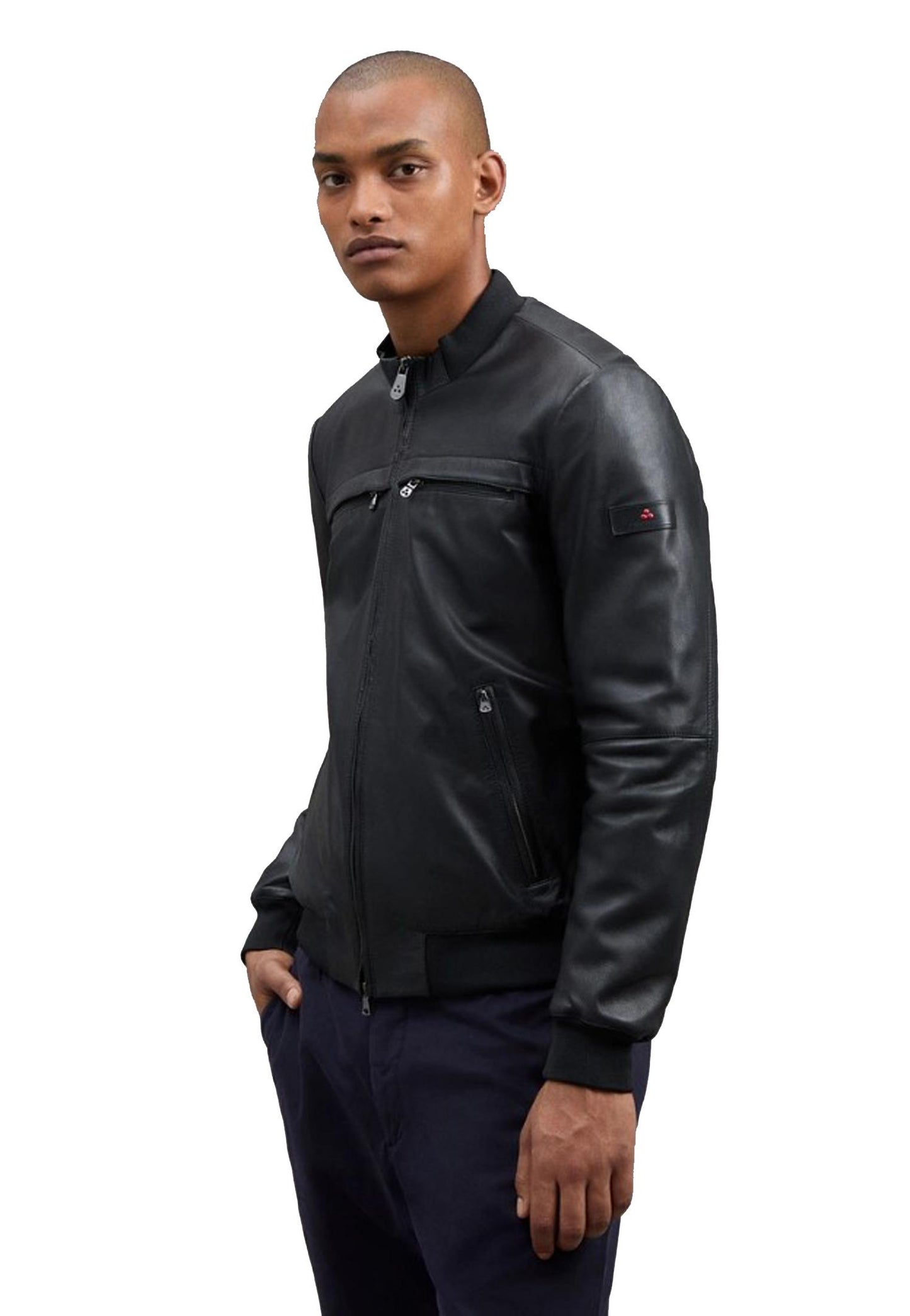 Giacca biker pelle nero Sands Leather WS 06 Peuterey A24