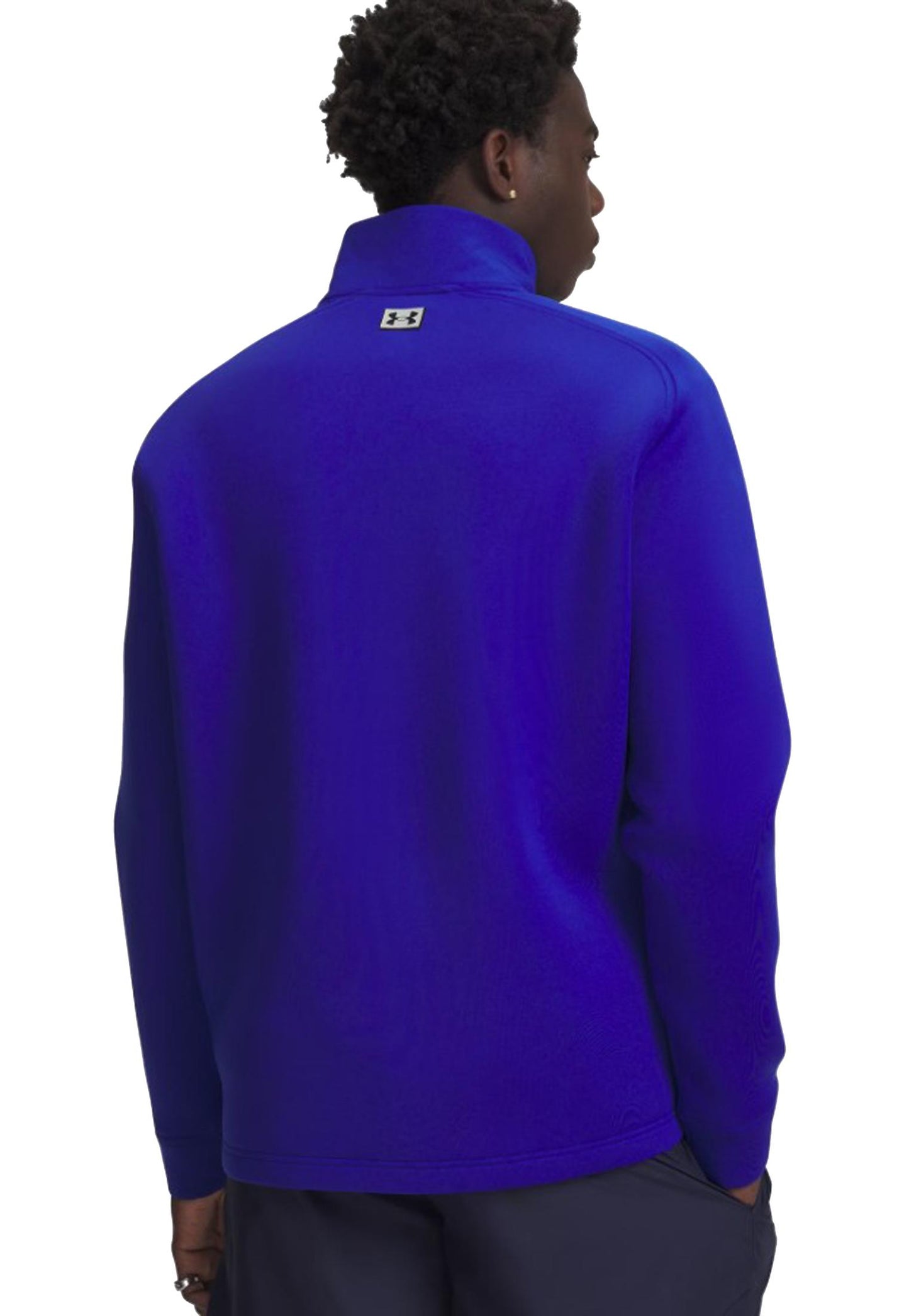 Felpa con mezza zip blu Drive Pro Hybrid Warning Under Armour A25 77-6009981 04000400 UNDER ARMOUR