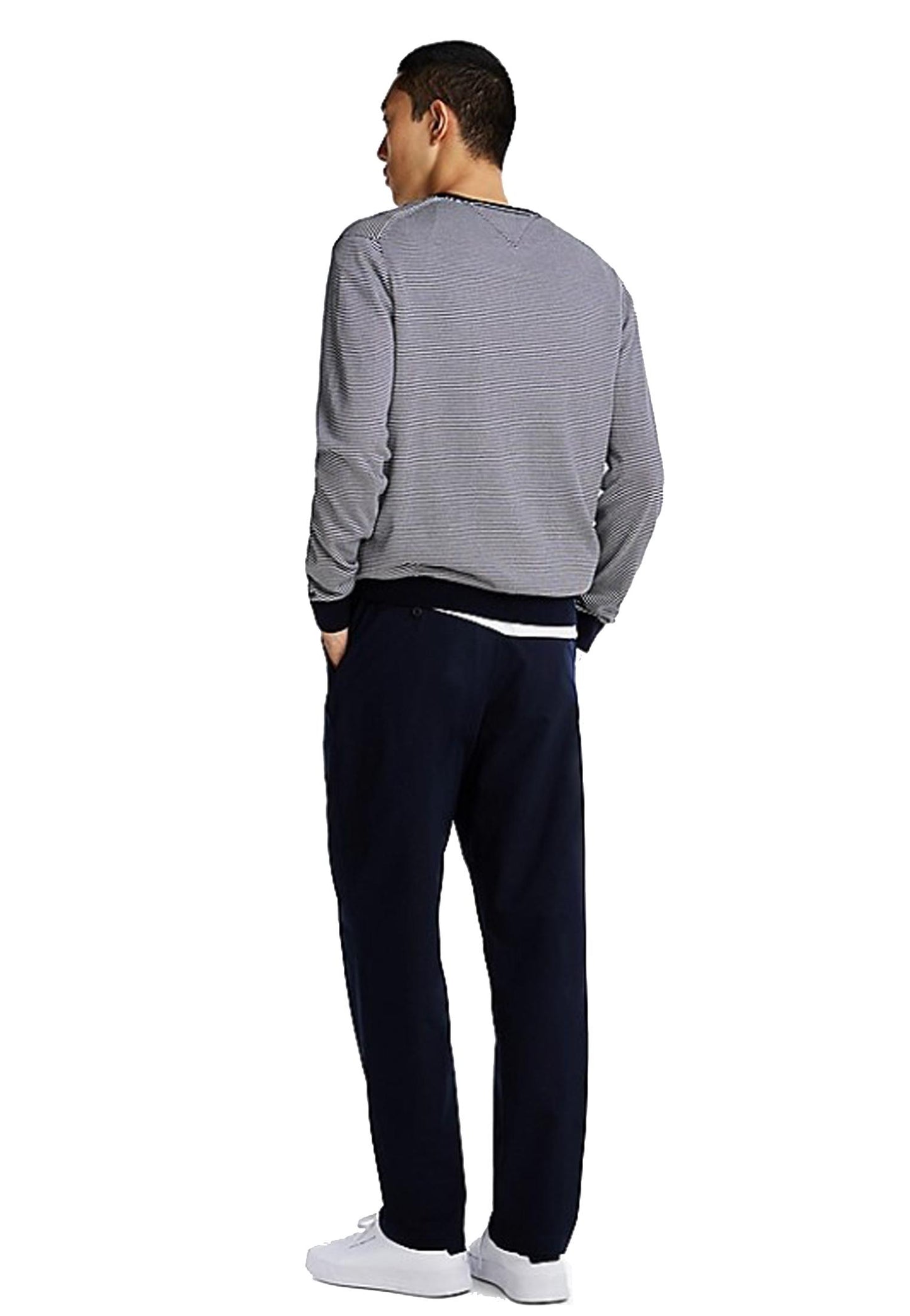 Maglia pullover cotone a righe Tommy Hilfiger P25