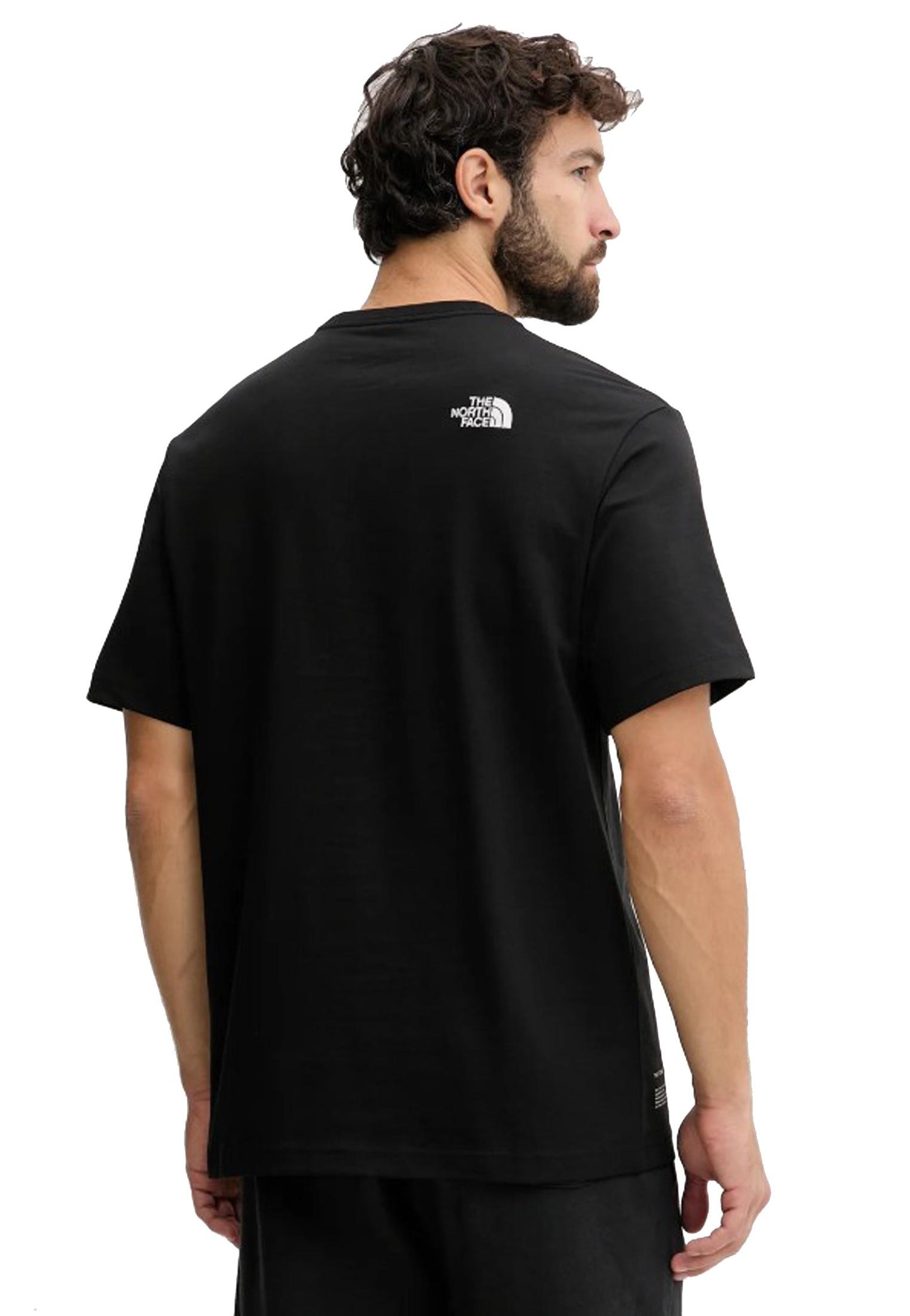 T-shirt girocollo nera toppa giubbino Icon Mountain The North Face A25 NF0A8EU7JK31 NFJK3NFJK3 THE NORTH FACE