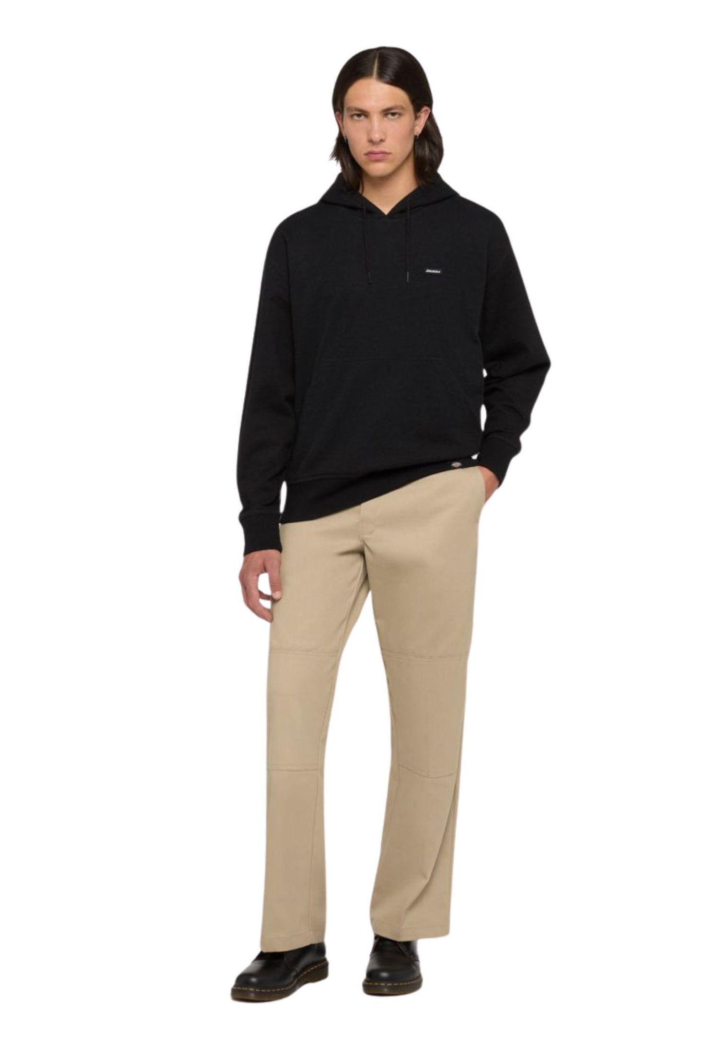 Felpa con cappuccio Clancy Heavyweight nero Dickies P25 DK0A87CJBLK1 DKBLKDKBLK DICKIES