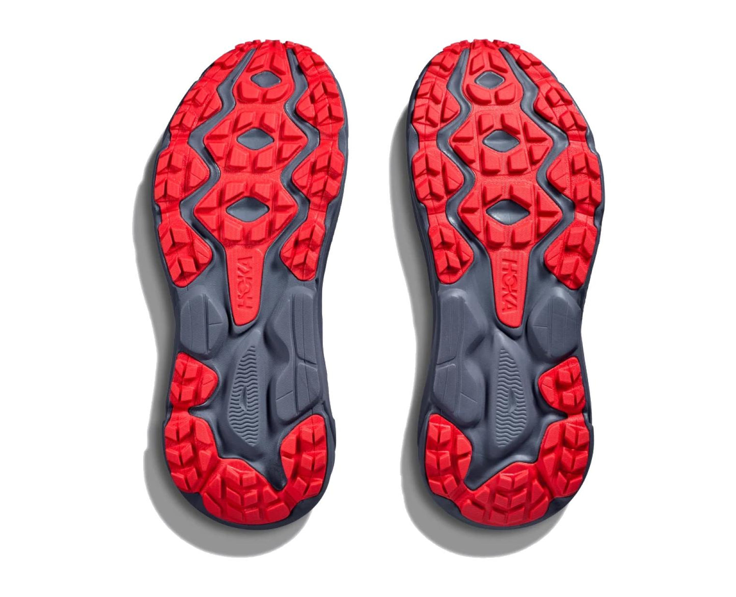 Scarpe sneakers da corsa uomo nere e rosse Challenger 7 Hoka A24