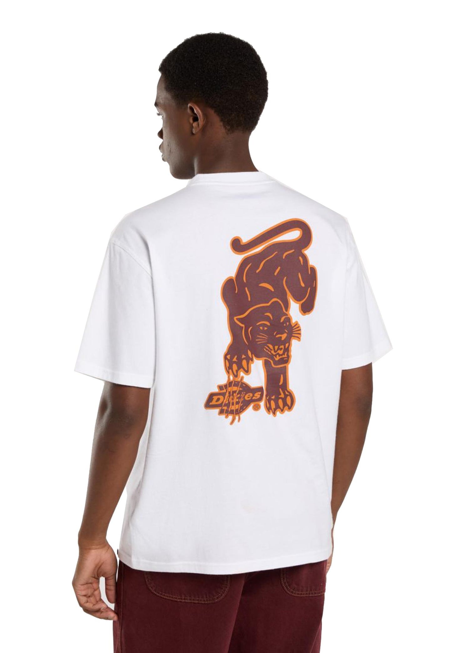 T-shirt bianca girocollo cotone Graysville Dickies A25 DK0A87QQ0WH1 DK0WHDK0WH DICKIES