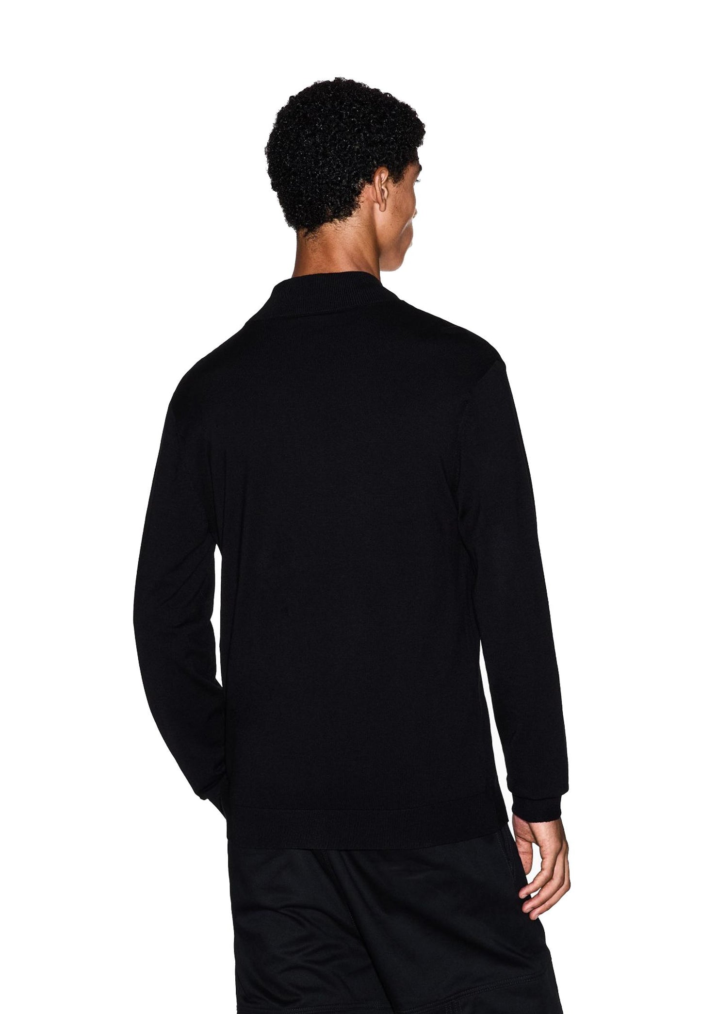 Maglione Cardigan con zip nero Armani Exchange A25 XM001279 AF10454 UC001UC001 ARMANI EXCHANGE