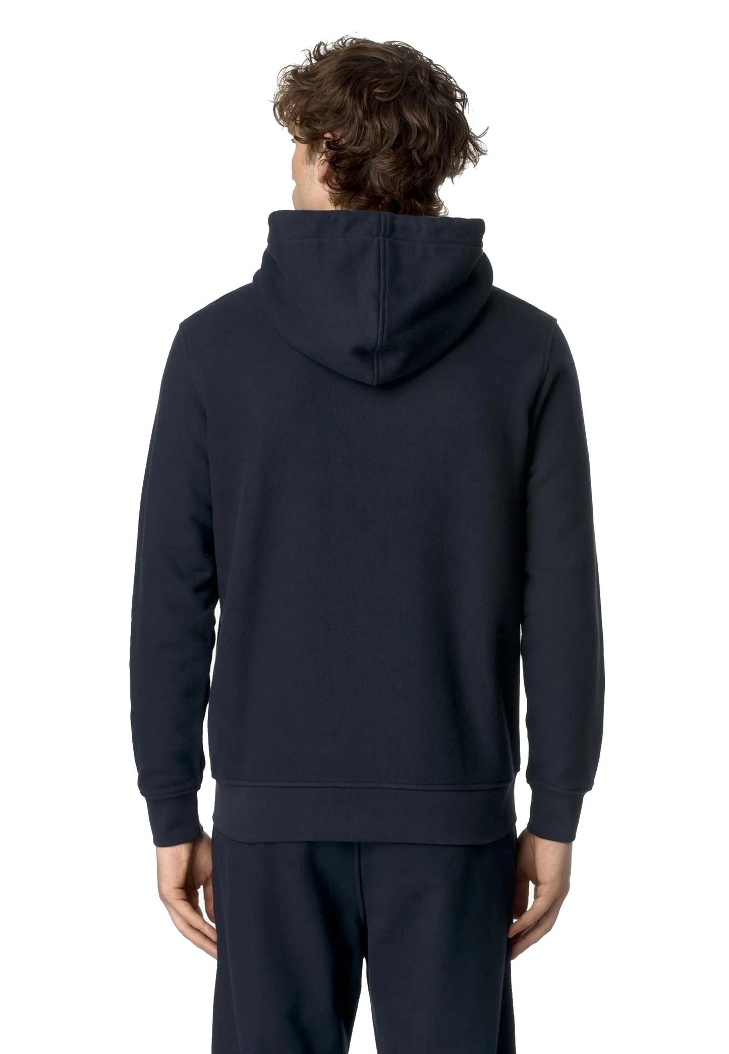 Felpa con cappuccio cotone blu Anthony Heavy Fleece K-way A25 K8133IW K89K89 K-WAY